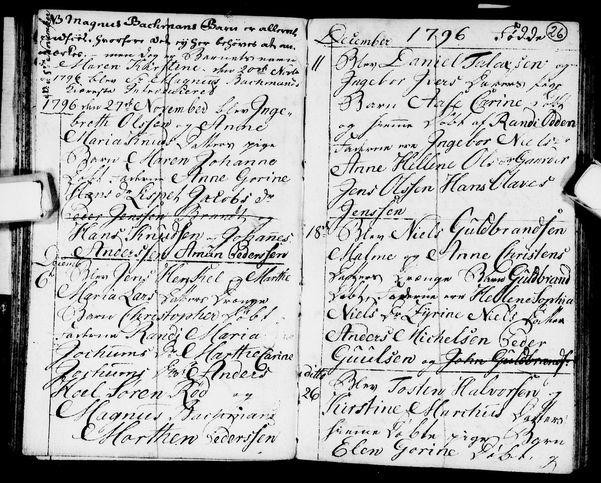 Strømsø kirkebøker, SAKO/A-246/F/Fb/L0003: Parish register (official) no. II 3, 1793-1799, p. 26