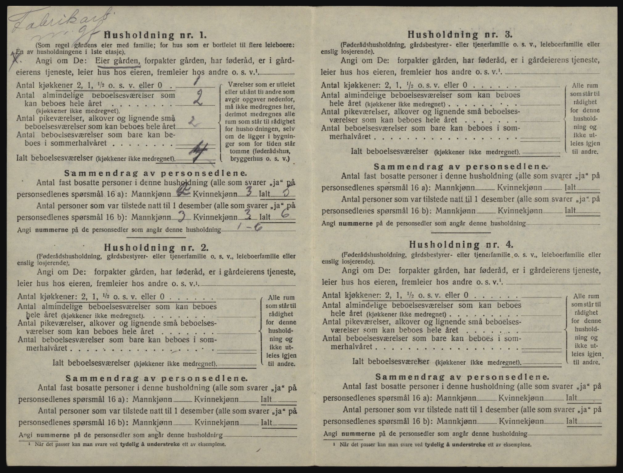 SATØ, 1920 census for Sørfjord, 1920, p. 76