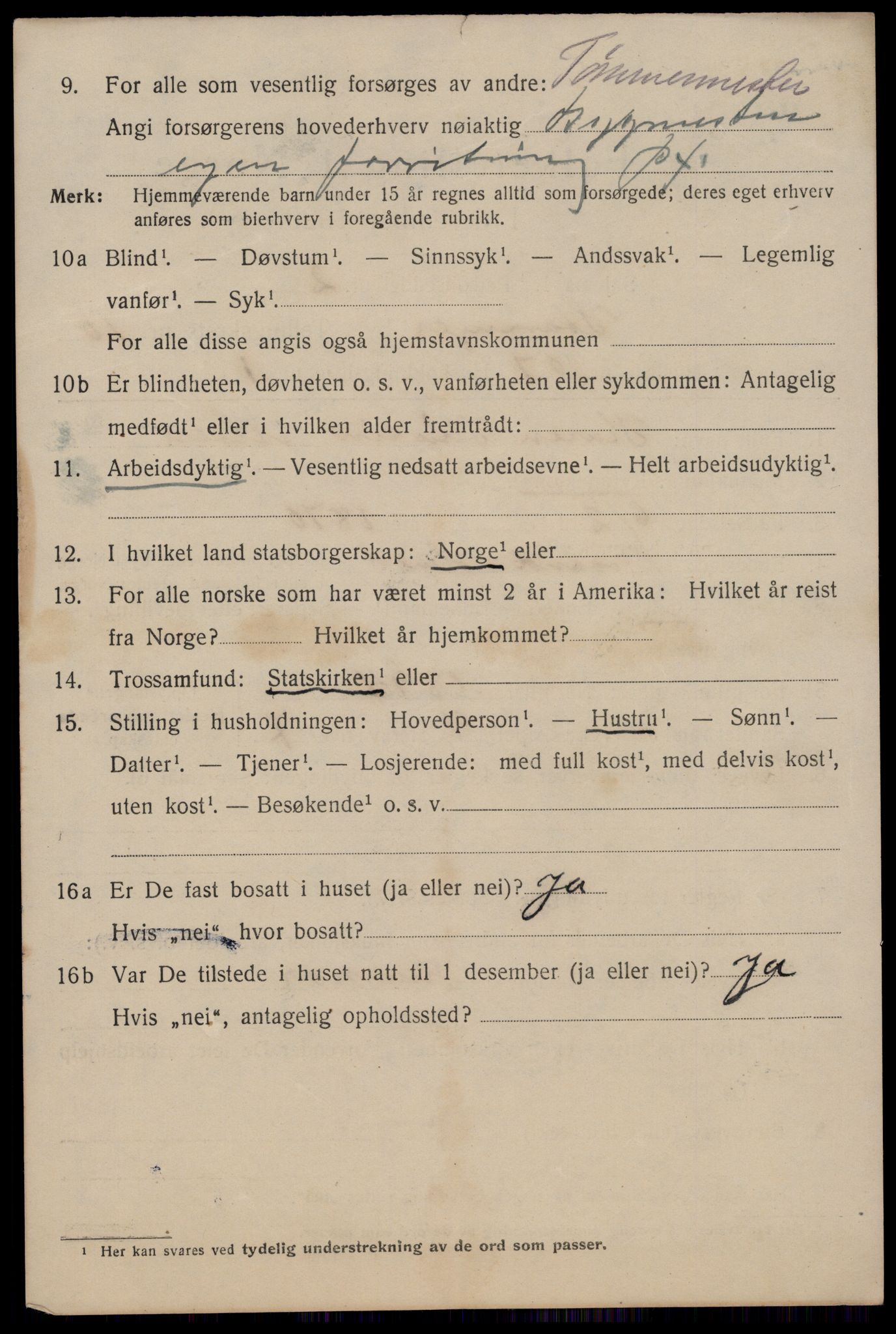 SAST, 1920 census for Stavanger, 1920, p. 53627