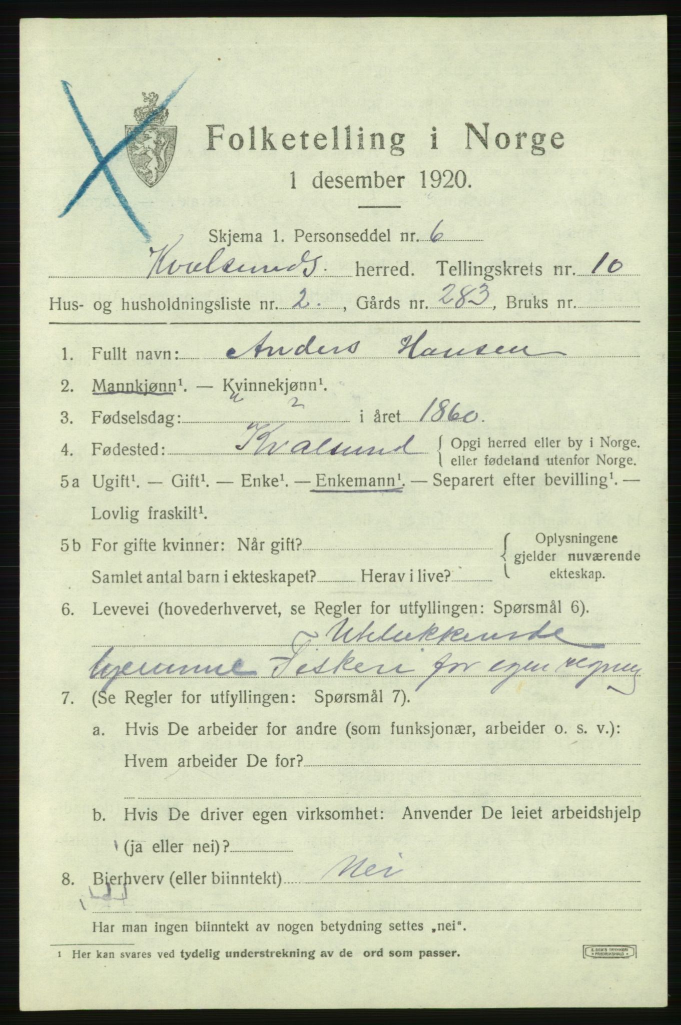 SATØ, 1920 census for , 1920, p. 2928