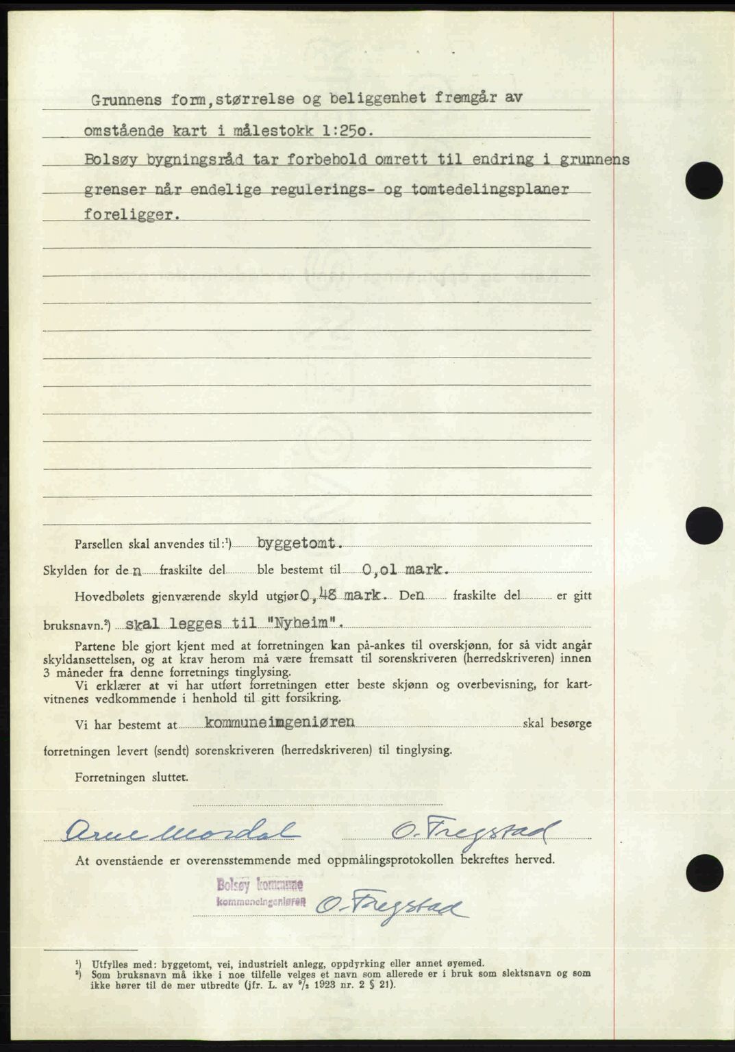 Romsdal sorenskriveri, AV/SAT-A-4149/1/2/2C: Mortgage book no. A32, 1950-1950, Diary no: : 642/1950