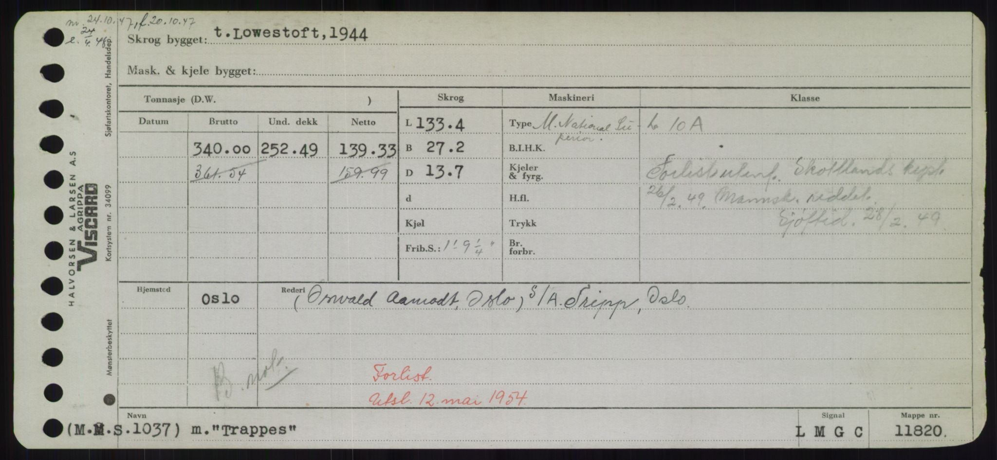 Sjøfartsdirektoratet med forløpere, Skipsmålingen, AV/RA-S-1627/H/Hd/L0039: Fartøy, Ti-Tø, p. 523