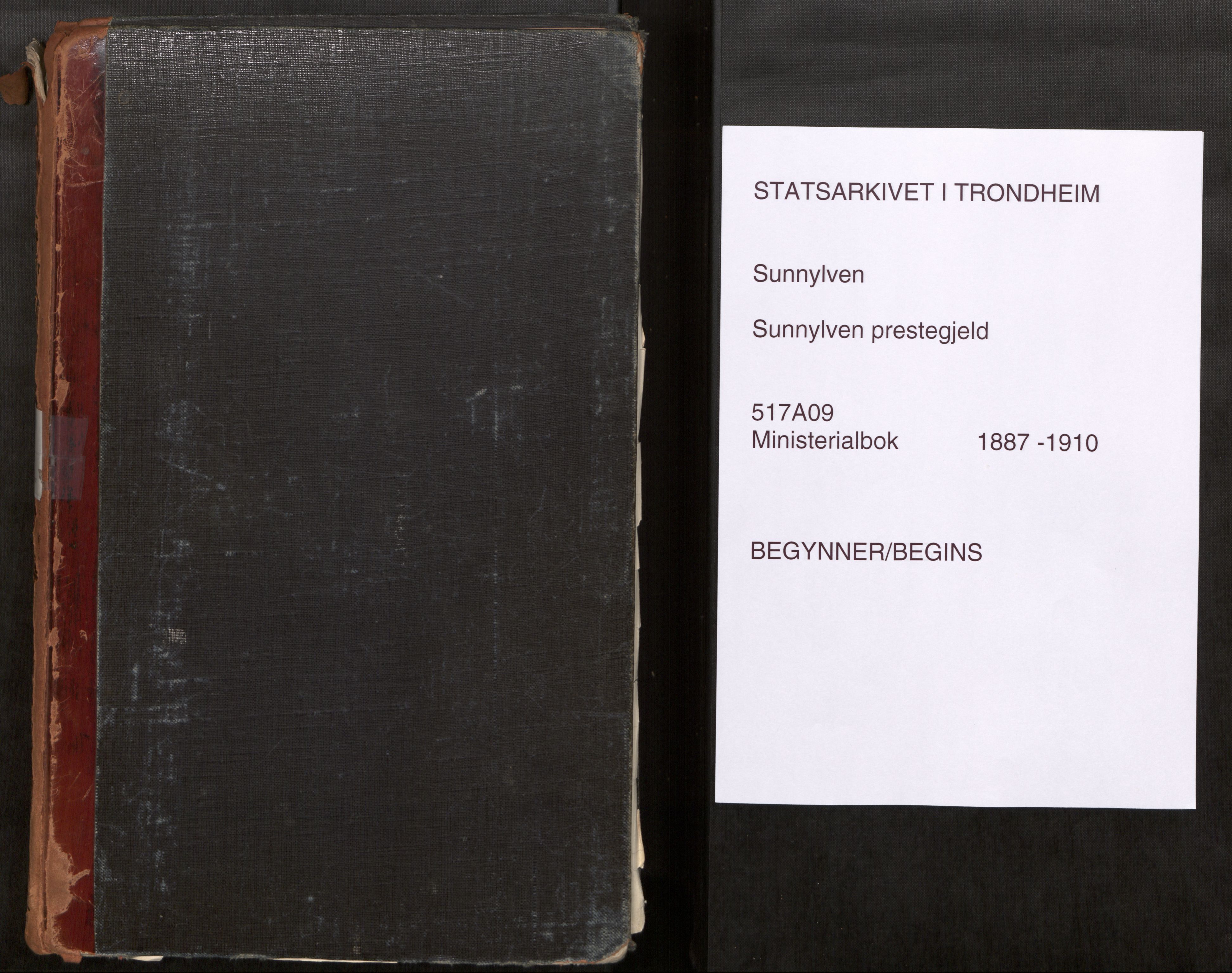 Sunnylven sokneprestkontor, SAT/A-1007: Parish register (official) no. 517A09, 1887-1910
