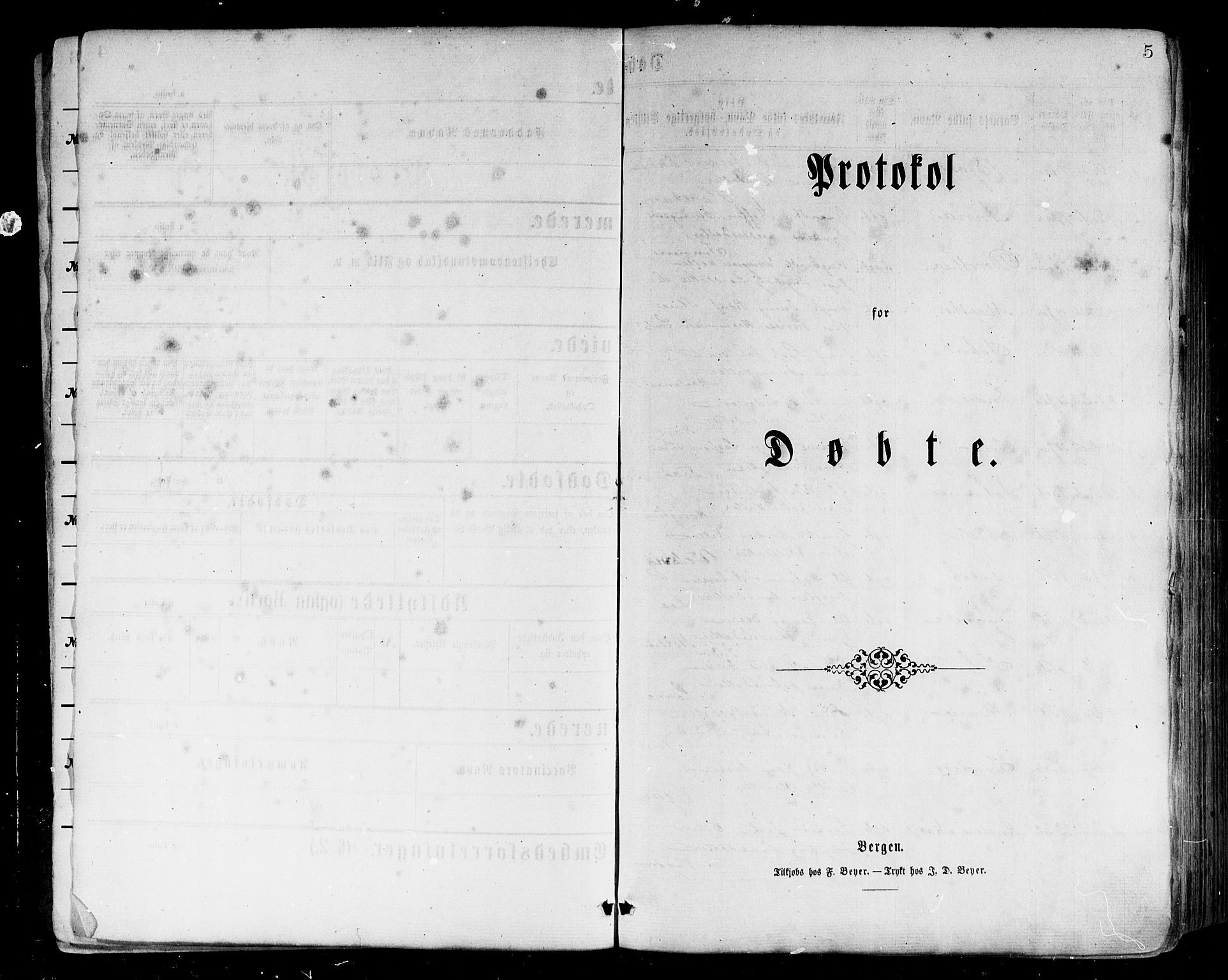 Vik sokneprestembete, AV/SAB-A-81501/H/Haa/Haaa/L0009: Parish register (official) no. A 9, 1866-1877, p. 5