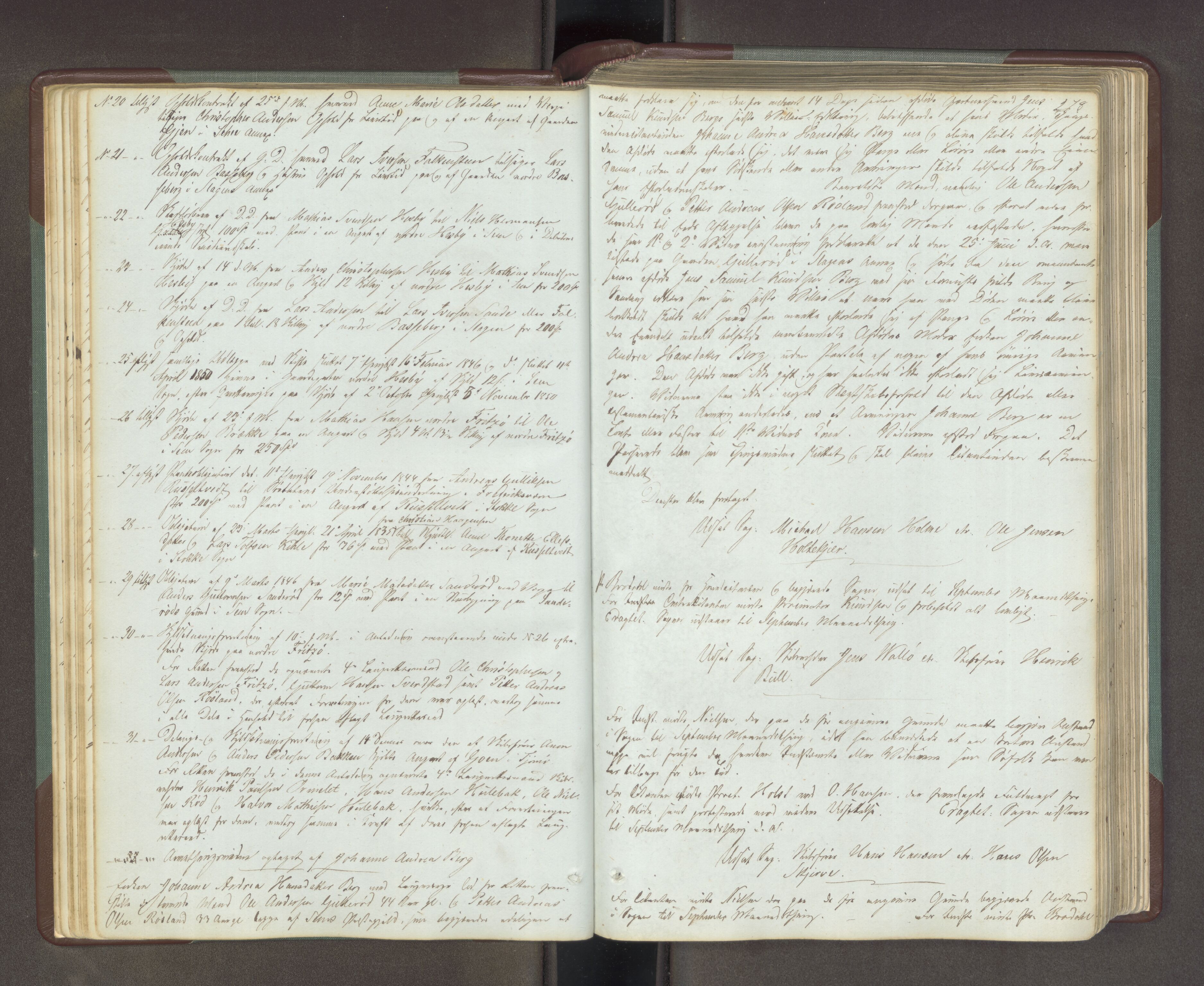 Søndre Jarlsberg sorenskriveri, AV/SAKO-A-129/F/Fa/L0034B: Tingbok, 1850-1856, p. 277b-278a