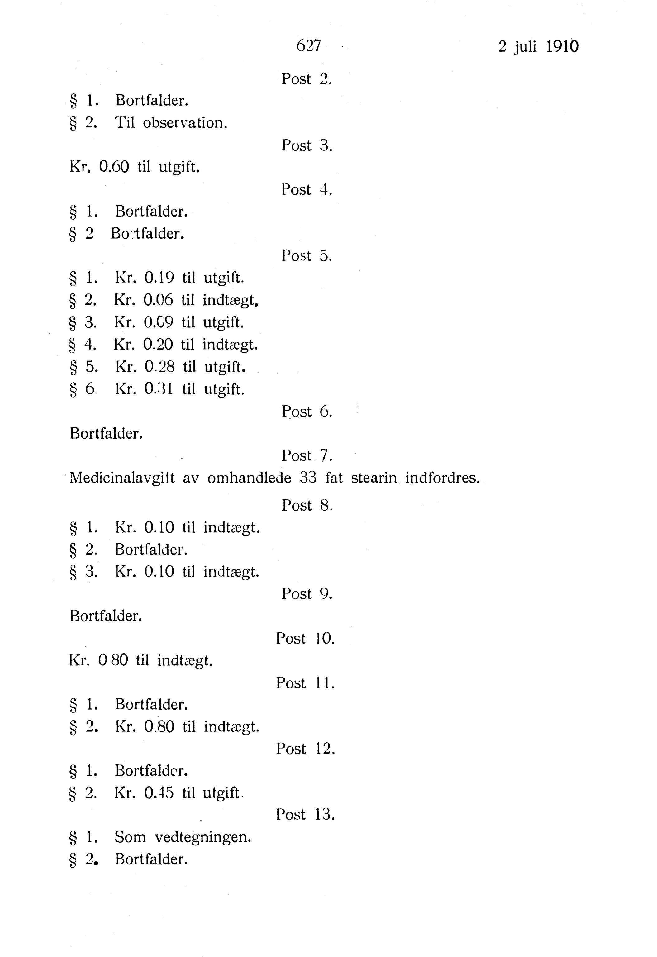 Nordland Fylkeskommune. Fylkestinget, AIN/NFK-17/176/A/Ac/L0033: Fylkestingsforhandlinger 1910, 1910