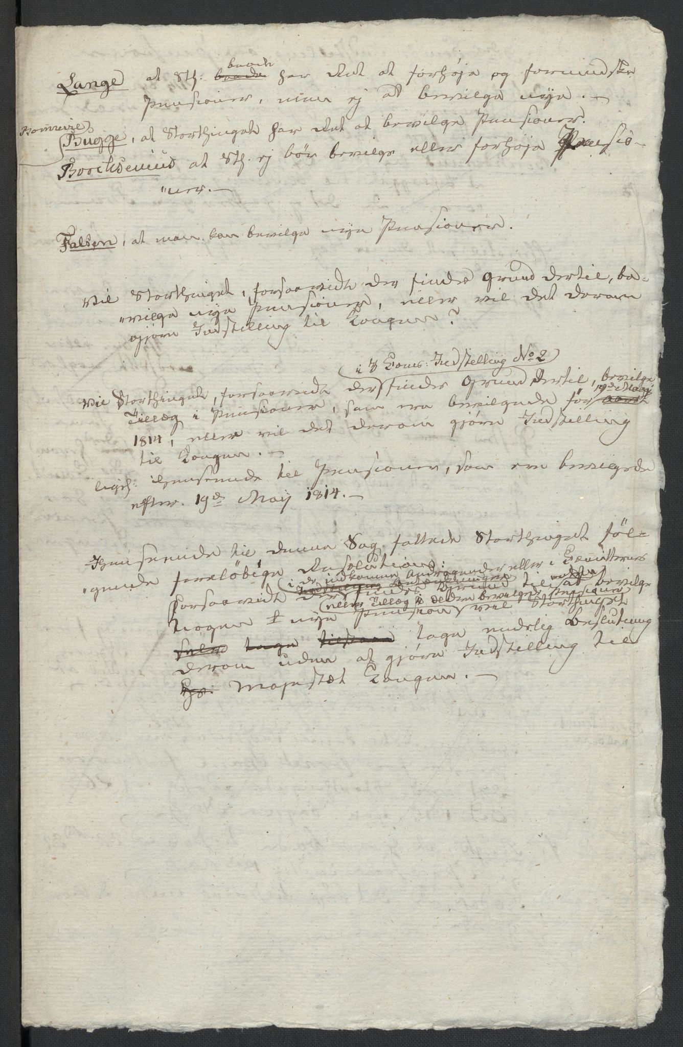 Christie, Wilhelm Frimann Koren, AV/RA-PA-0014/F/L0005: Christies dokumenter fra Stortinget, 1815-1816, p. 567