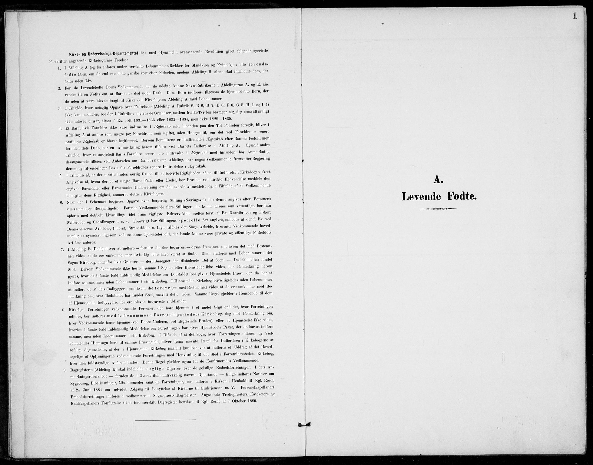 Siljan kirkebøker, SAKO/A-300/F/Fa/L0003: Parish register (official) no. 3, 1896-1910, p. 1