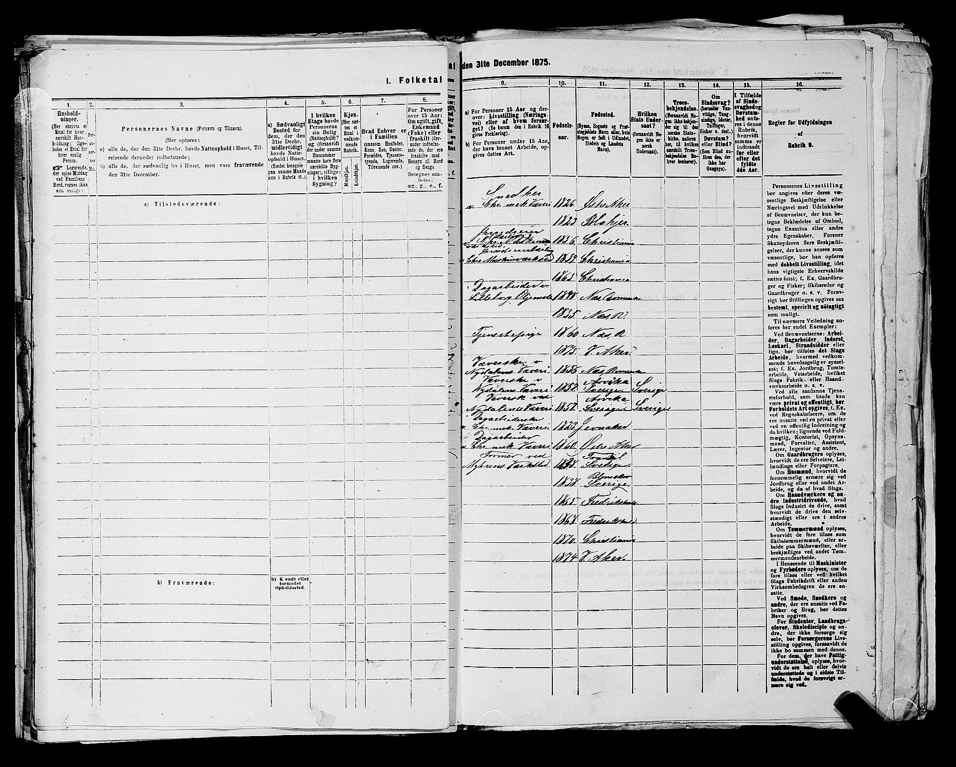 RA, 1875 census for 0301 Kristiania, 1875, p. 6391