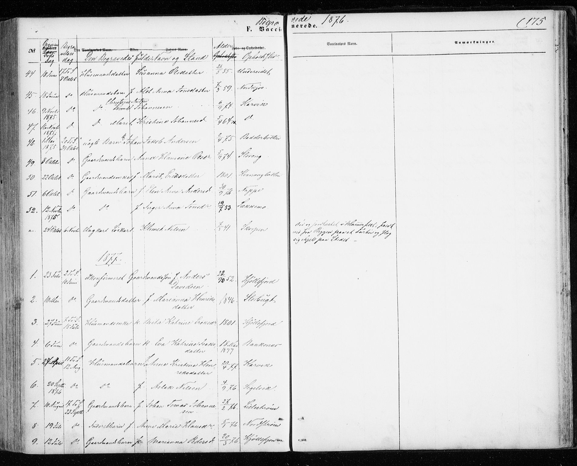 Skjervøy sokneprestkontor, SATØ/S-1300/H/Ha/Haa/L0011kirke: Parish register (official) no. 11, 1861-1877, p. 175