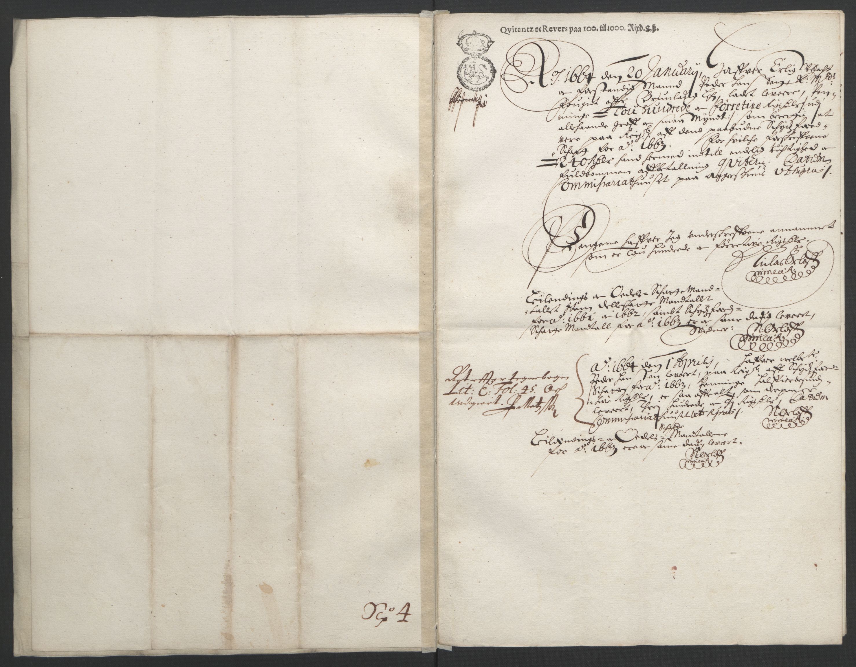 Rentekammeret inntil 1814, Reviderte regnskaper, Fogderegnskap, AV/RA-EA-4092/R33/L1963: Fogderegnskap Larvik grevskap, 1662-1664, p. 183