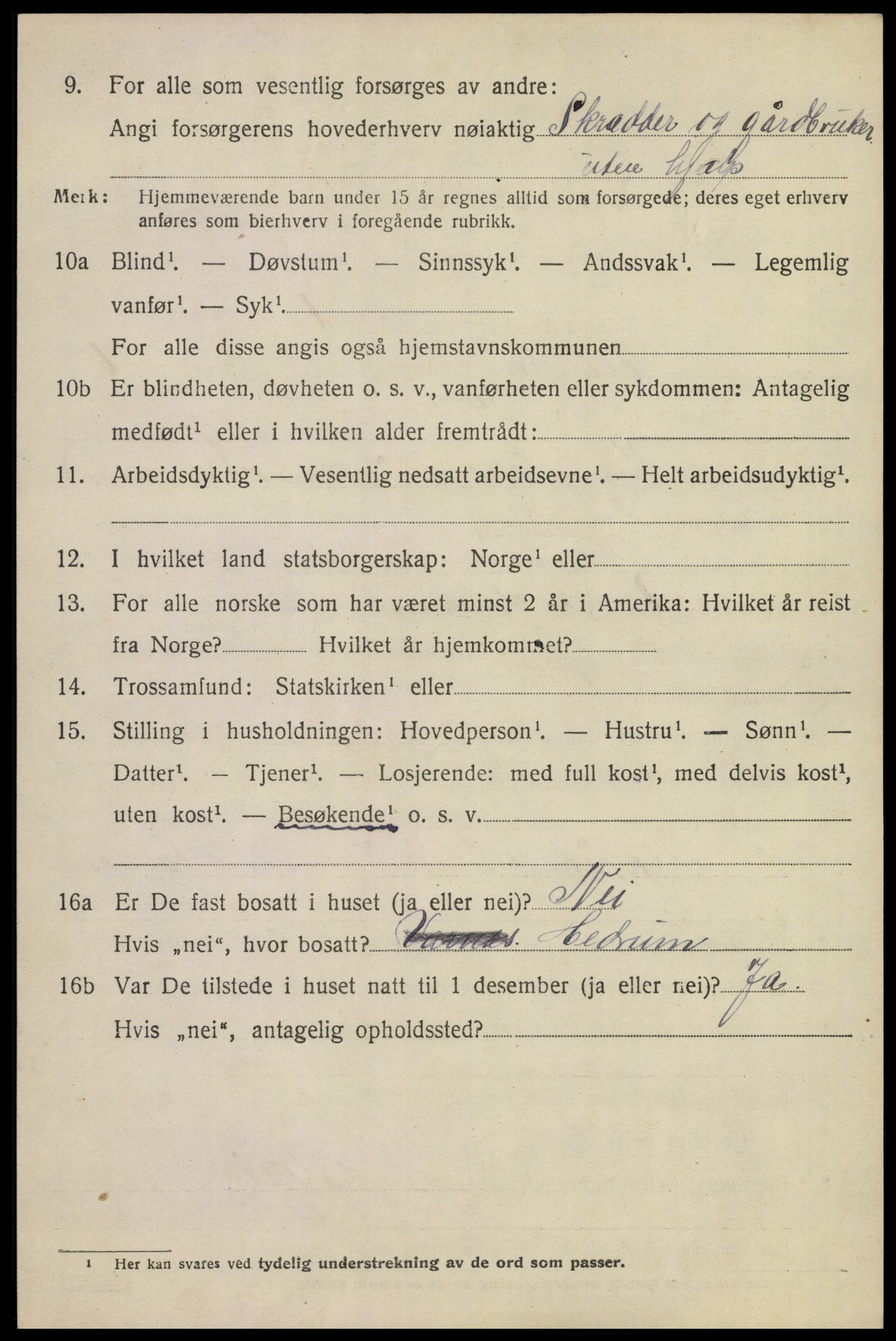 SAKO, 1920 census for Hedrum, 1920, p. 5694