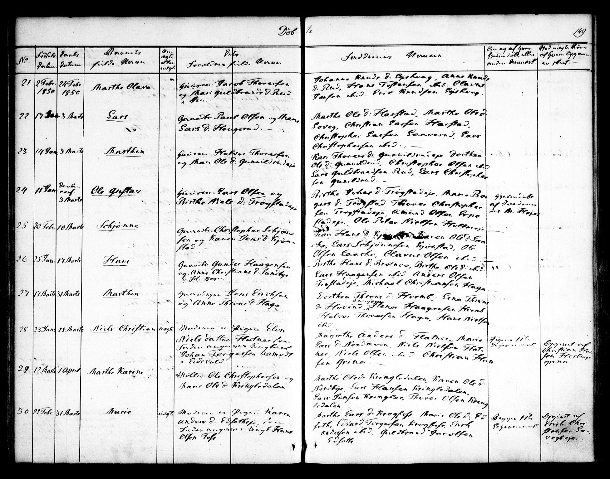 Nannestad prestekontor Kirkebøker, AV/SAO-A-10414a/F/Fa/L0010: Parish register (official) no. I 10, 1840-1850, p. 149