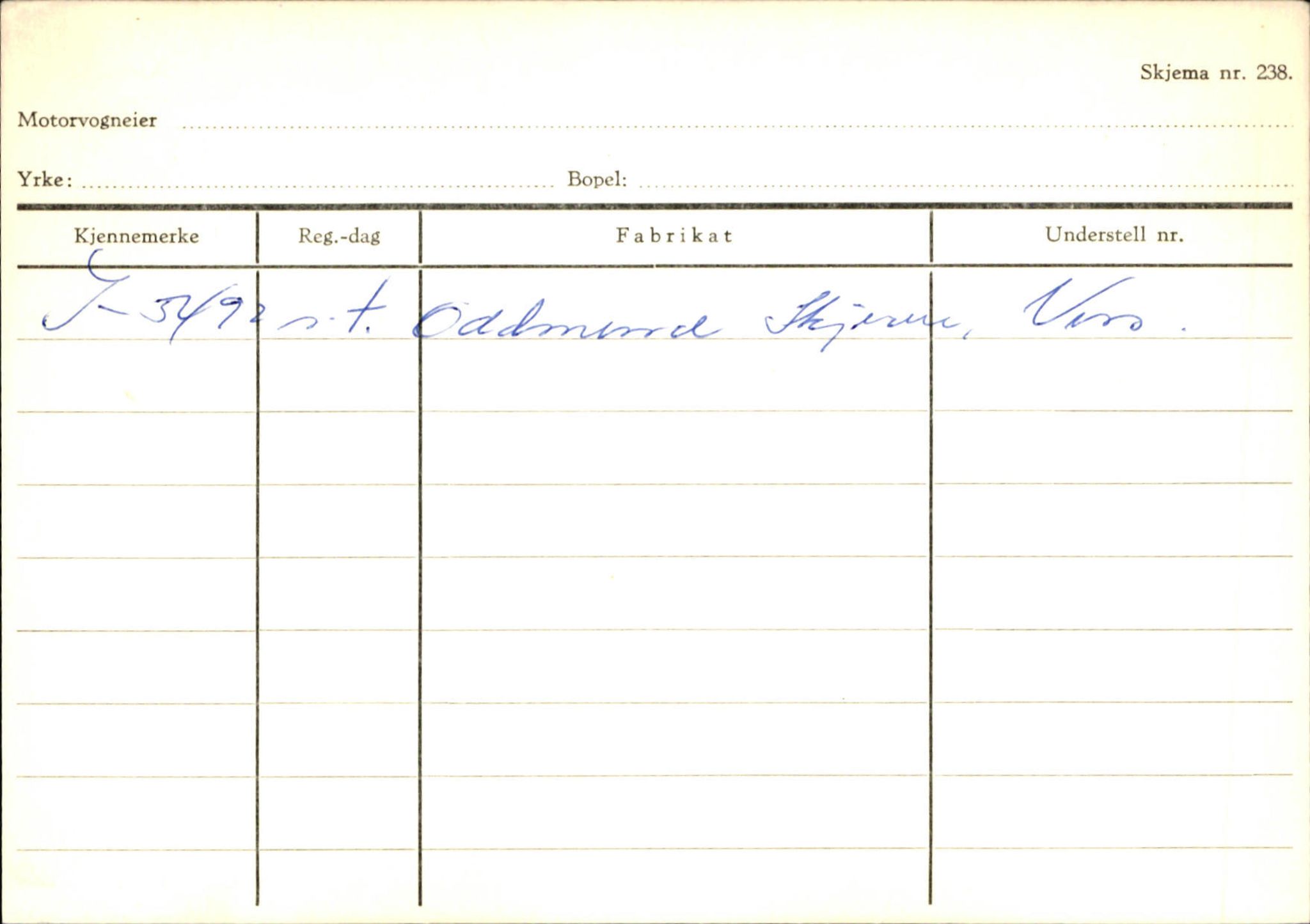 Statens vegvesen, Sogn og Fjordane vegkontor, SAB/A-5301/4/F/L0125: Eigarregister Sogndal V-Å. Aurland A-Å. Fjaler A-N, 1945-1975, p. 1001