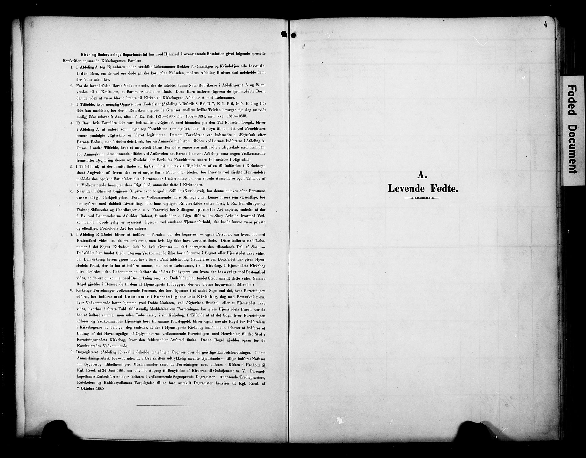 Ministerialprotokoller, klokkerbøker og fødselsregistre - Sør-Trøndelag, SAT/A-1456/695/L1149: Parish register (official) no. 695A09, 1891-1902, p. 4