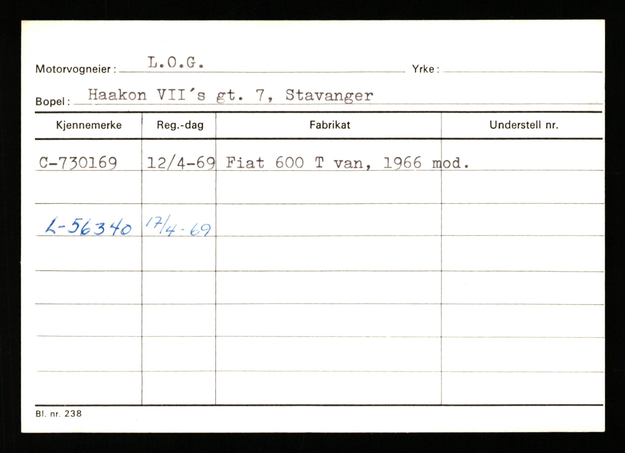 Stavanger trafikkstasjon, SAST/A-101942/0/G/L0012: Registreringsnummer: 363571 - 800000, 1930-1971, p. 2844