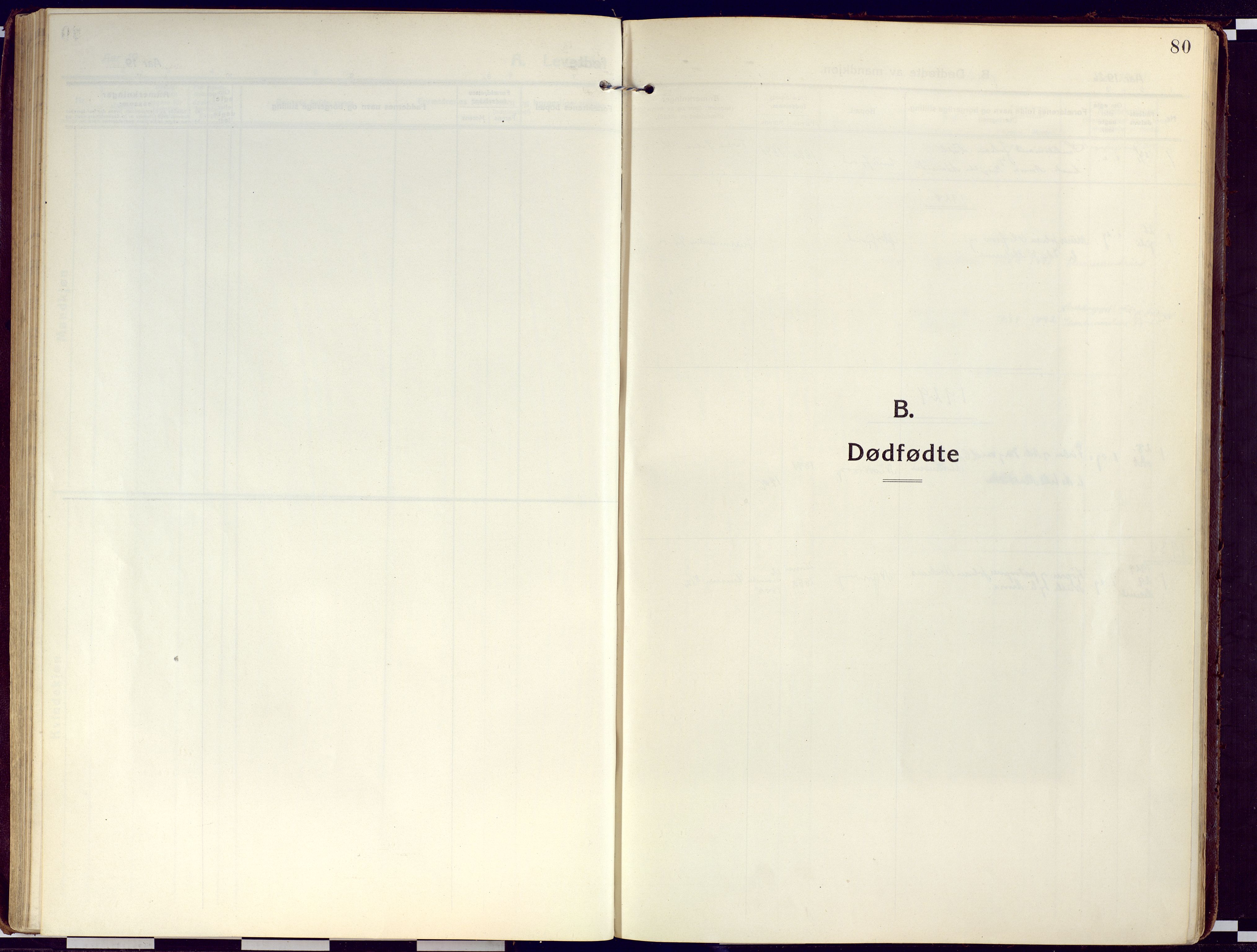 Loppa sokneprestkontor, AV/SATØ-S-1339/H/Ha/L0012kirke: Parish register (official) no. 12, 1917-1932, p. 80
