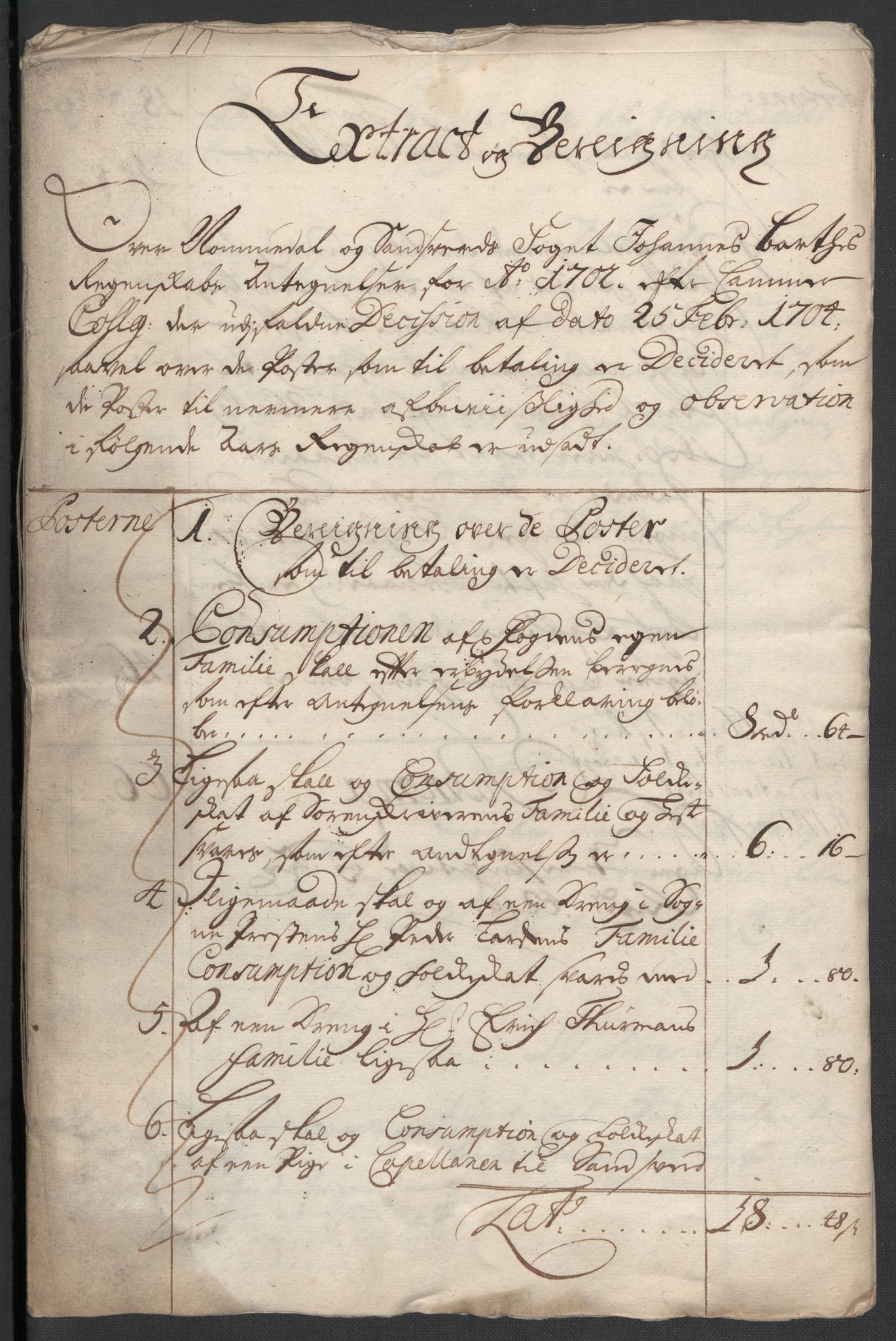 Rentekammeret inntil 1814, Reviderte regnskaper, Fogderegnskap, RA/EA-4092/R24/L1582: Fogderegnskap Numedal og Sandsvær, 1704, p. 18