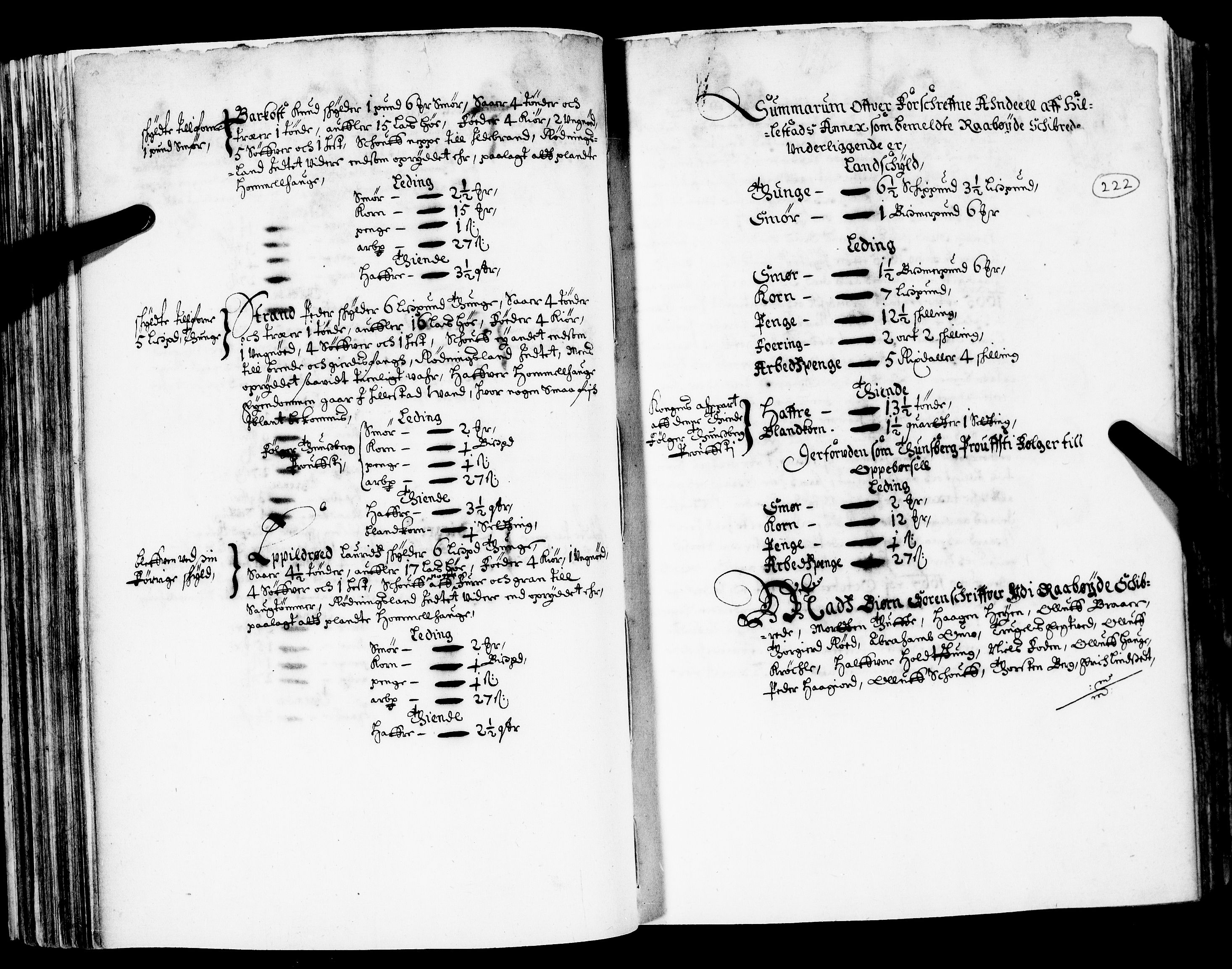 Rentekammeret inntil 1814, Realistisk ordnet avdeling, AV/RA-EA-4070/N/Nb/Nba/L0020: Tønsberg len, 2. del, 1668, p. 221b-222a