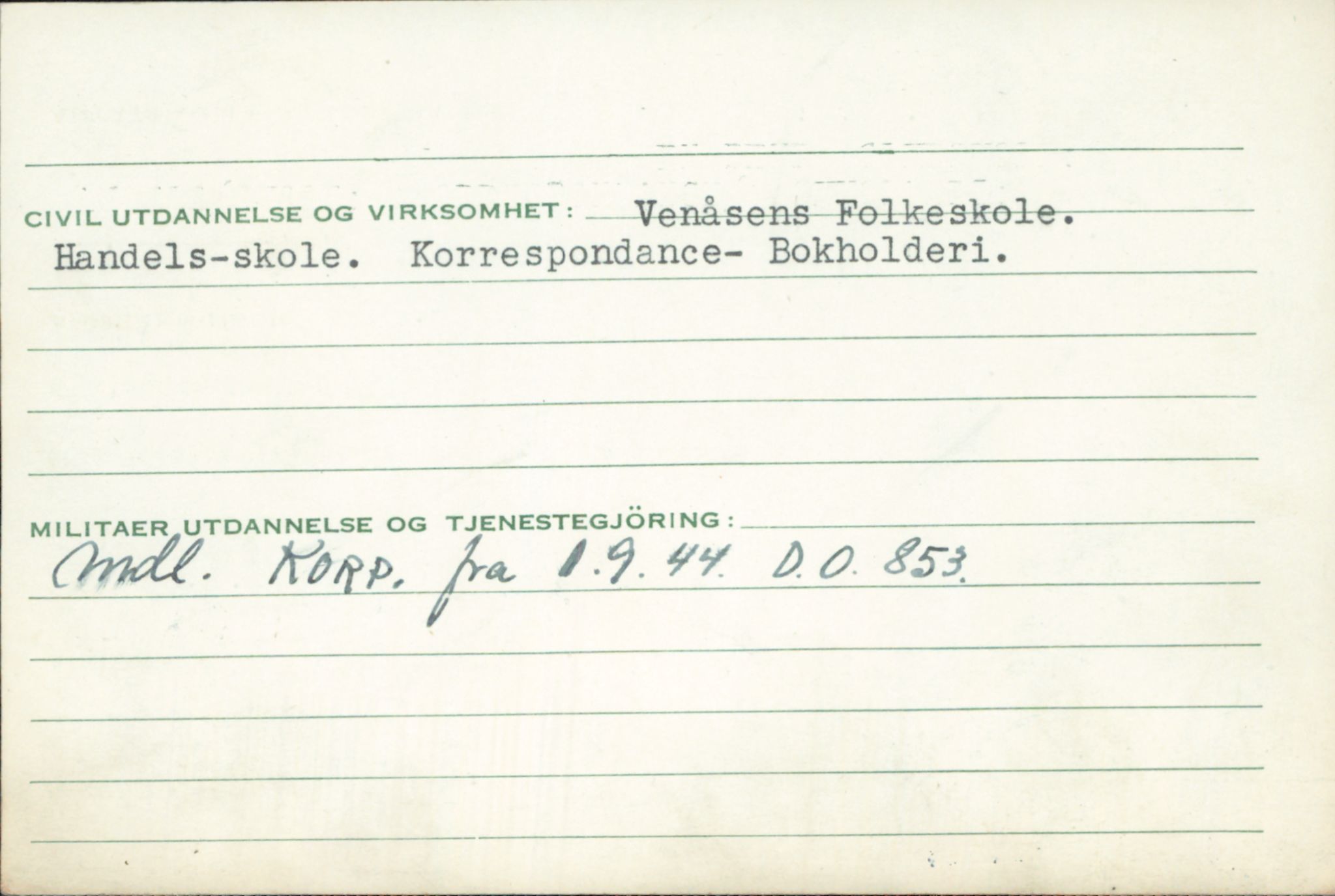 Forsvaret, Forsvarets overkommando/Luftforsvarsstaben, AV/RA-RAFA-4079/P/Pa/L0028: Personellpapirer, 1911, p. 36