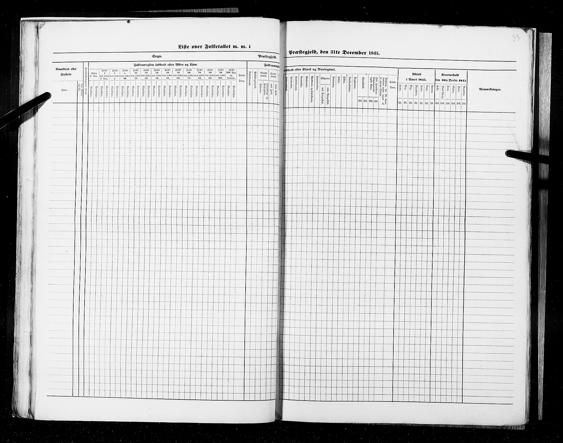 RA, Census 1845, vol. 9A: Nordre Trondhjems amt, 1845, p. 33