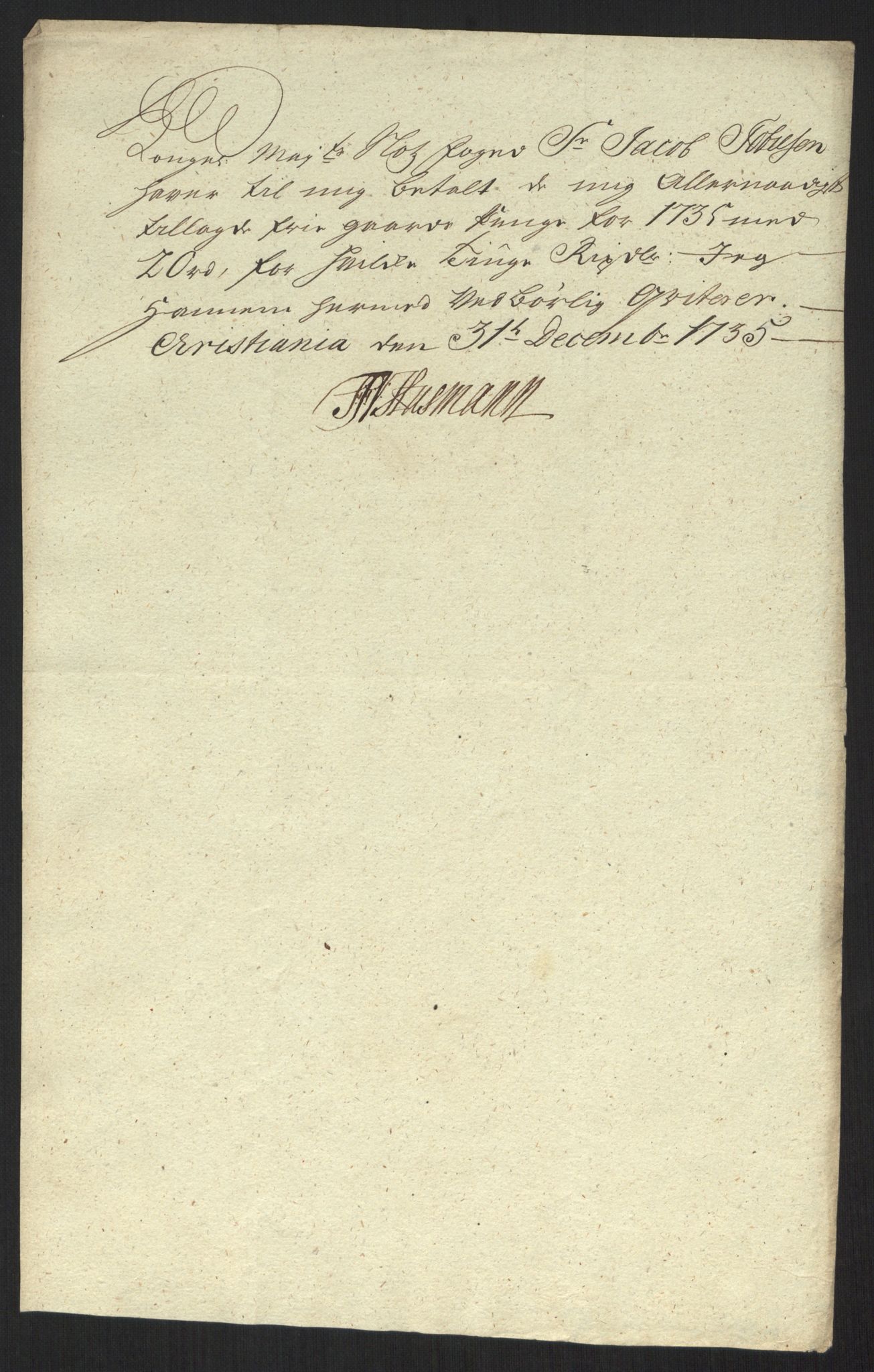 Rentekammeret inntil 1814, Reviderte regnskaper, Fogderegnskap, AV/RA-EA-4092/R10/L0474: Fogderegnskap Aker og Follo, 1735, p. 159