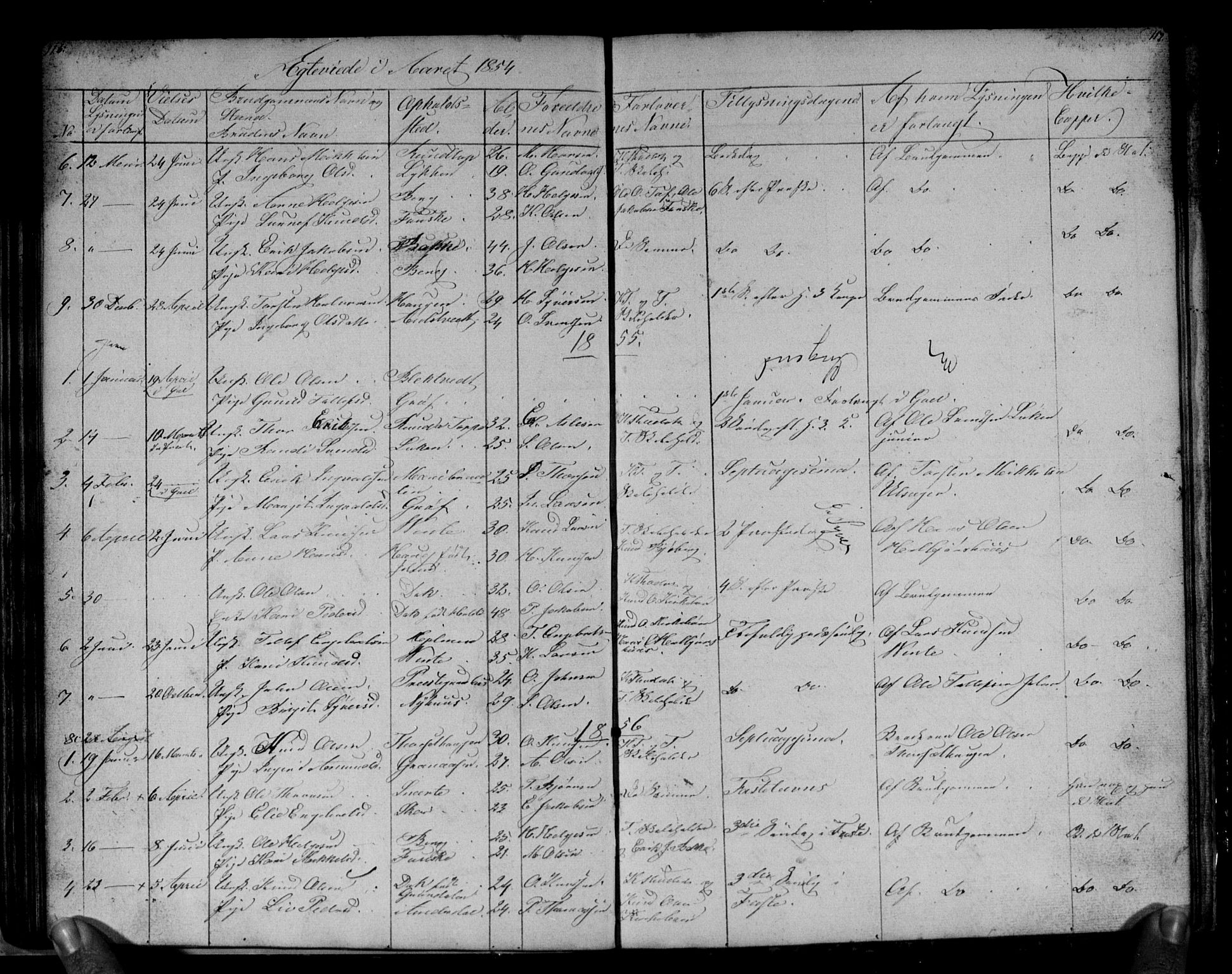 Gol kirkebøker, SAKO/A-226/G/Gb/L0003: Parish register (copy) no. II 3, 1844-1858, p. 116-117