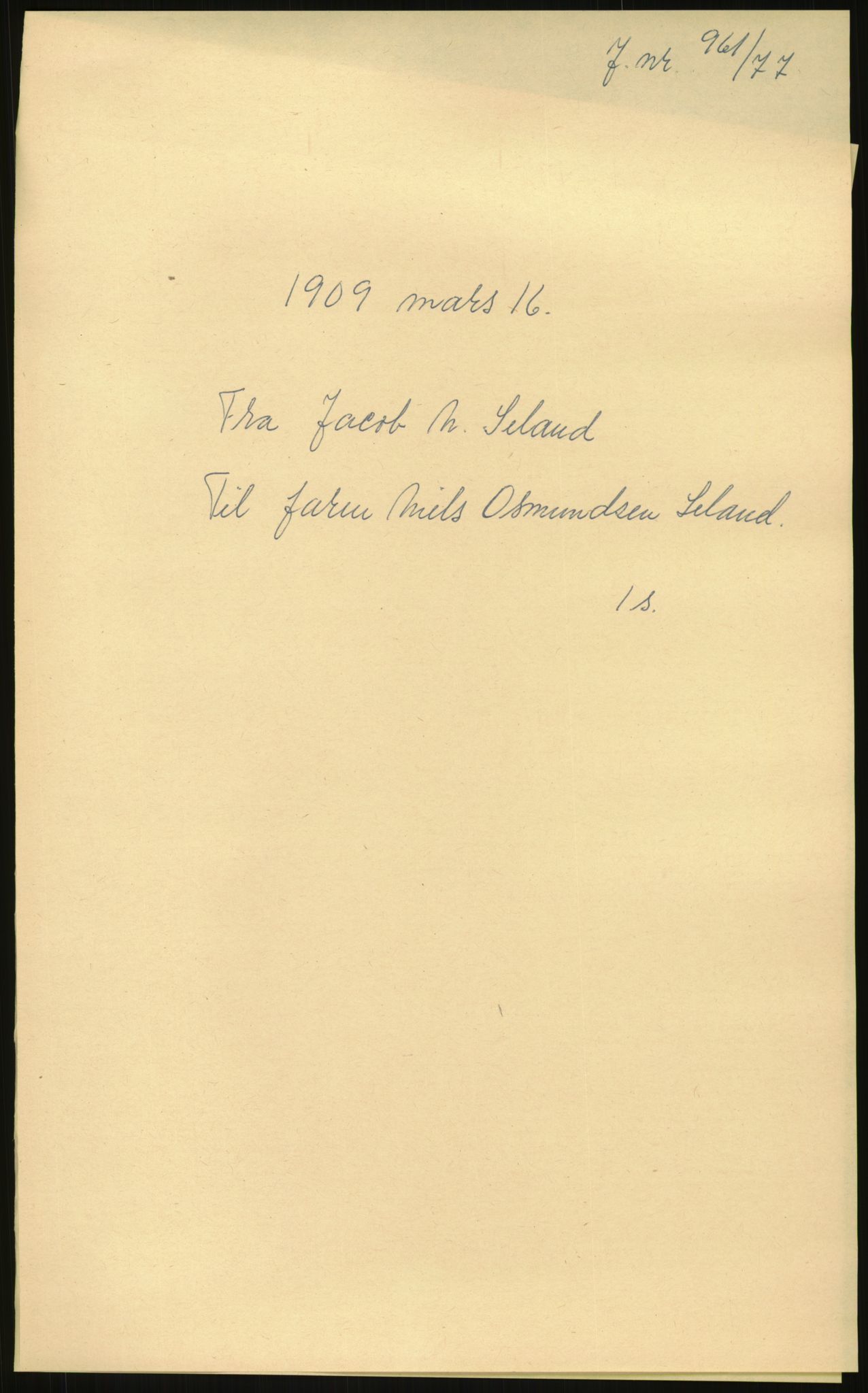 Samlinger til kildeutgivelse, Amerikabrevene, AV/RA-EA-4057/F/L0028: Innlån fra Vest-Agder , 1838-1914, p. 887