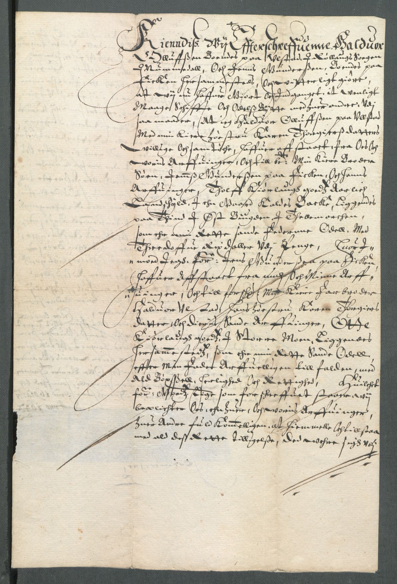 Riksarkivets diplomsamling, AV/RA-EA-5965/F02/L0157: Dokumenter, 1643, p. 40