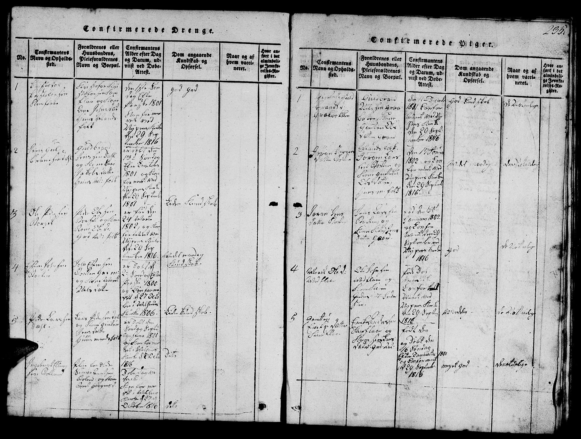 Ministerialprotokoller, klokkerbøker og fødselsregistre - Sør-Trøndelag, SAT/A-1456/693/L1121: Parish register (copy) no. 693C02, 1816-1869, p. 235