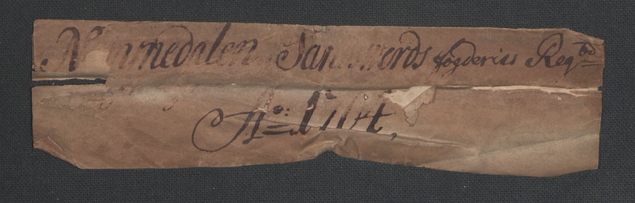 Rentekammeret inntil 1814, Reviderte regnskaper, Fogderegnskap, AV/RA-EA-4092/R24/L1582: Fogderegnskap Numedal og Sandsvær, 1704, p. 3