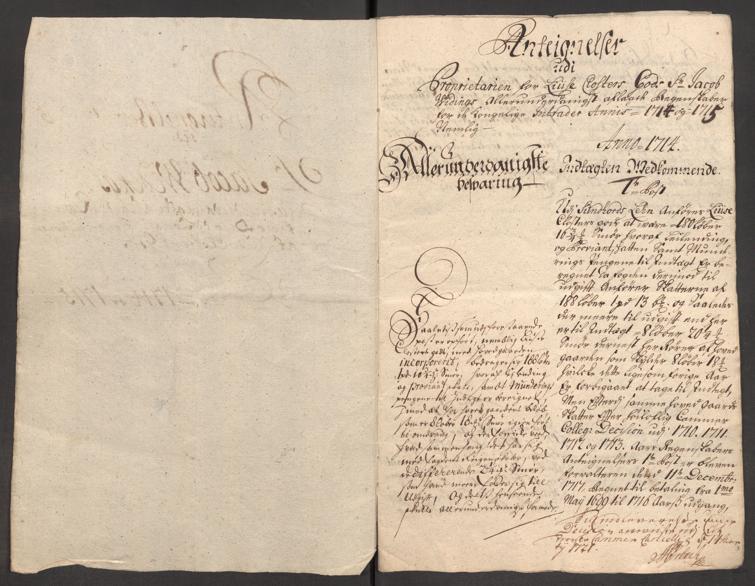 Rentekammeret inntil 1814, Reviderte regnskaper, Fogderegnskap, RA/EA-4092/R50/L3160: Fogderegnskap Lyse kloster, 1710-1719, p. 342