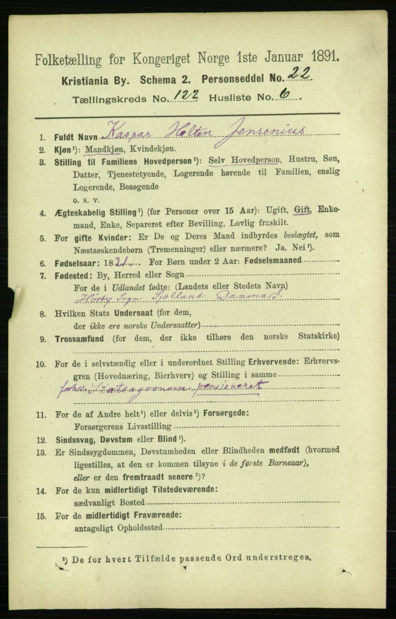 RA, 1891 census for 0301 Kristiania, 1891, p. 64805