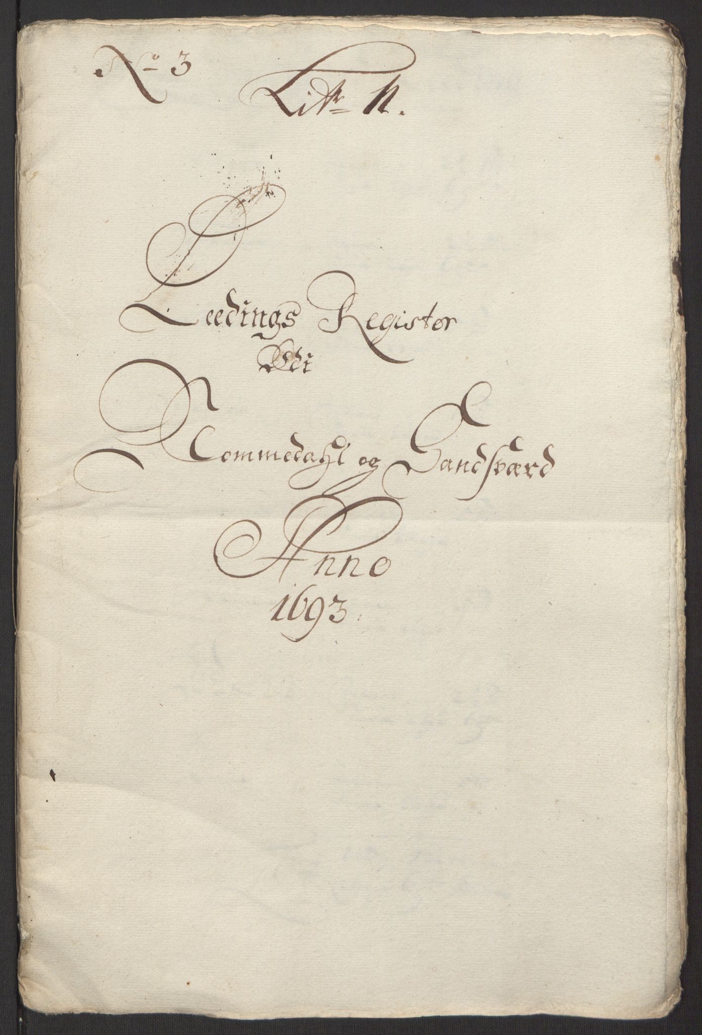 Rentekammeret inntil 1814, Reviderte regnskaper, Fogderegnskap, RA/EA-4092/R24/L1575: Fogderegnskap Numedal og Sandsvær, 1692-1695, p. 127
