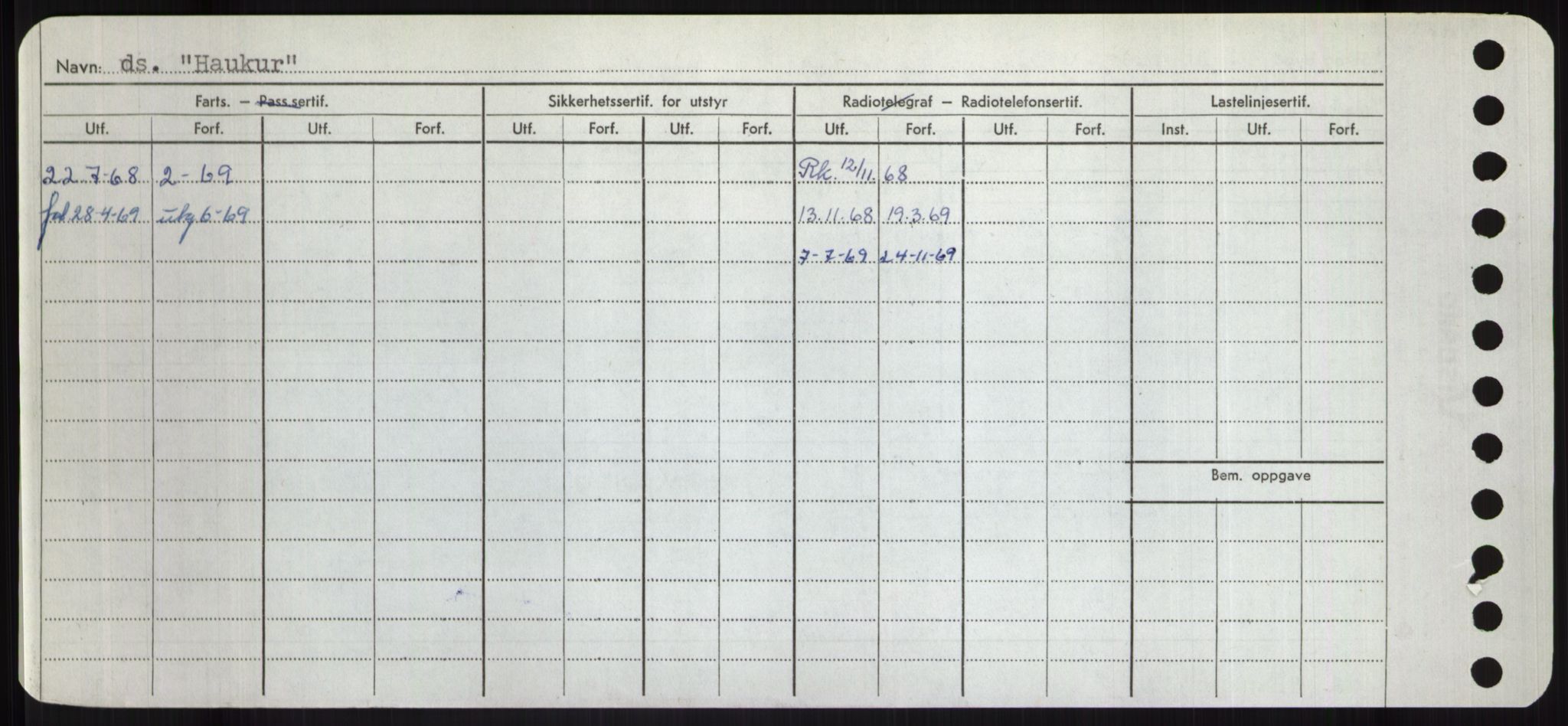 Sjøfartsdirektoratet med forløpere, Skipsmålingen, AV/RA-S-1627/H/Hd/L0014: Fartøy, H-Havl, p. 444