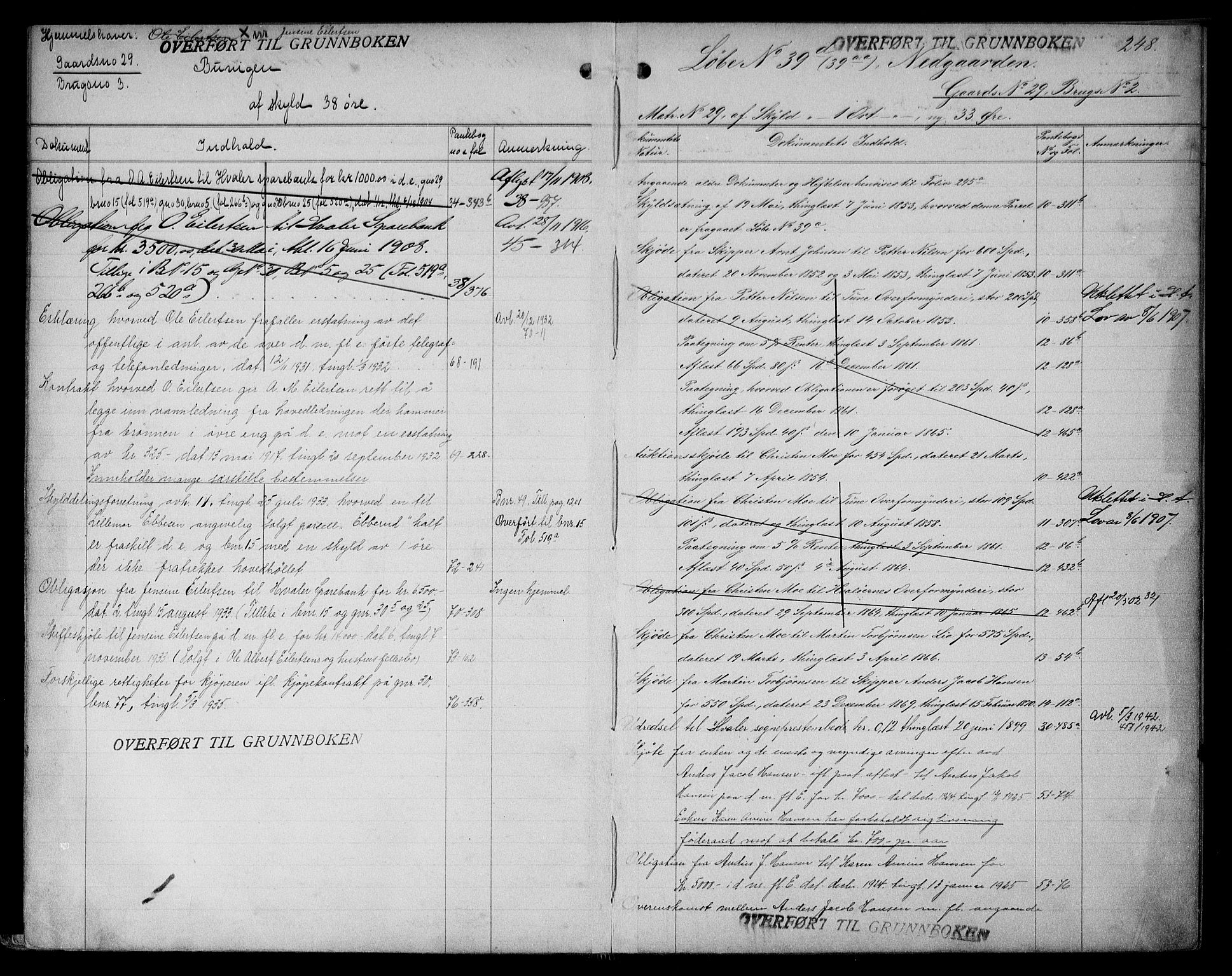 Onsøy sorenskriveri, AV/SAO-A-10474/G/Gb/Gbc/L0001a: Mortgage register no. III 1a, 1887, p. 248