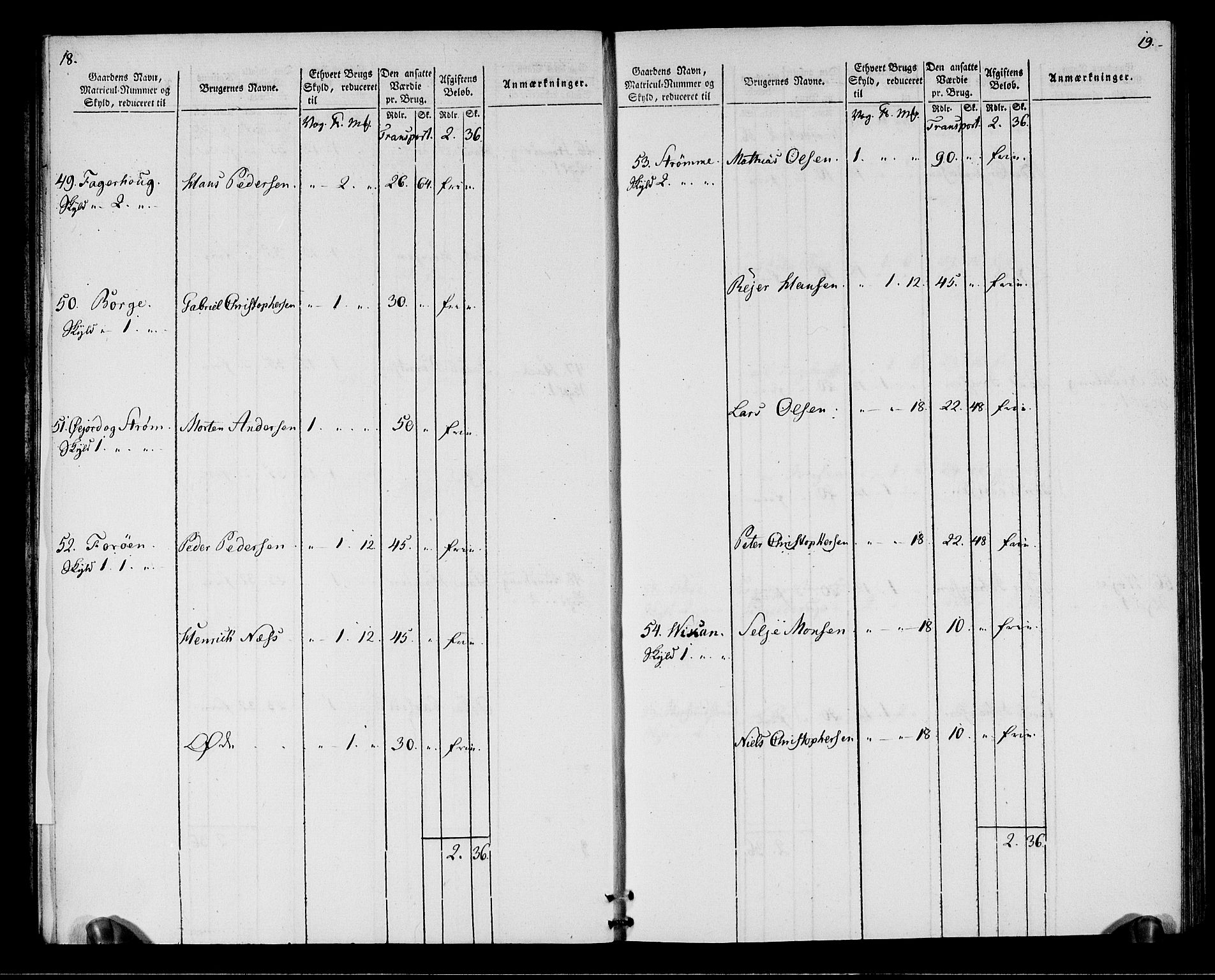 Rentekammeret inntil 1814, Realistisk ordnet avdeling, AV/RA-EA-4070/N/Ne/Nea/L0164: Vesterålen, Andenes og Lofoten fogderi. Oppebørselsregister, 1803, p. 12