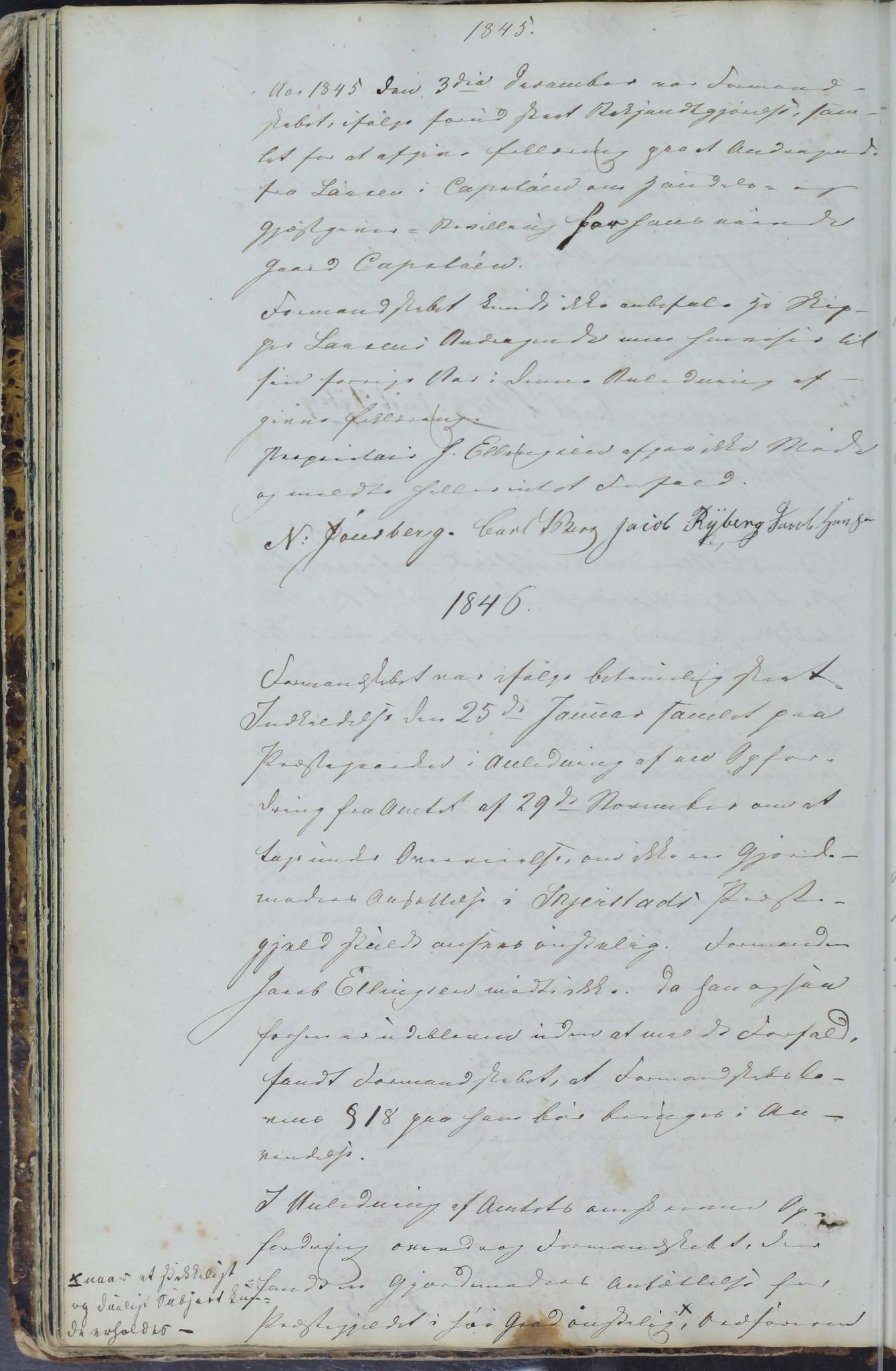 Skjerstad kommune. Formannskap, AIN/K-18421.150/100/L0001: Møtebok for Skjerstad formannskap, 1838-1876, p. 38b