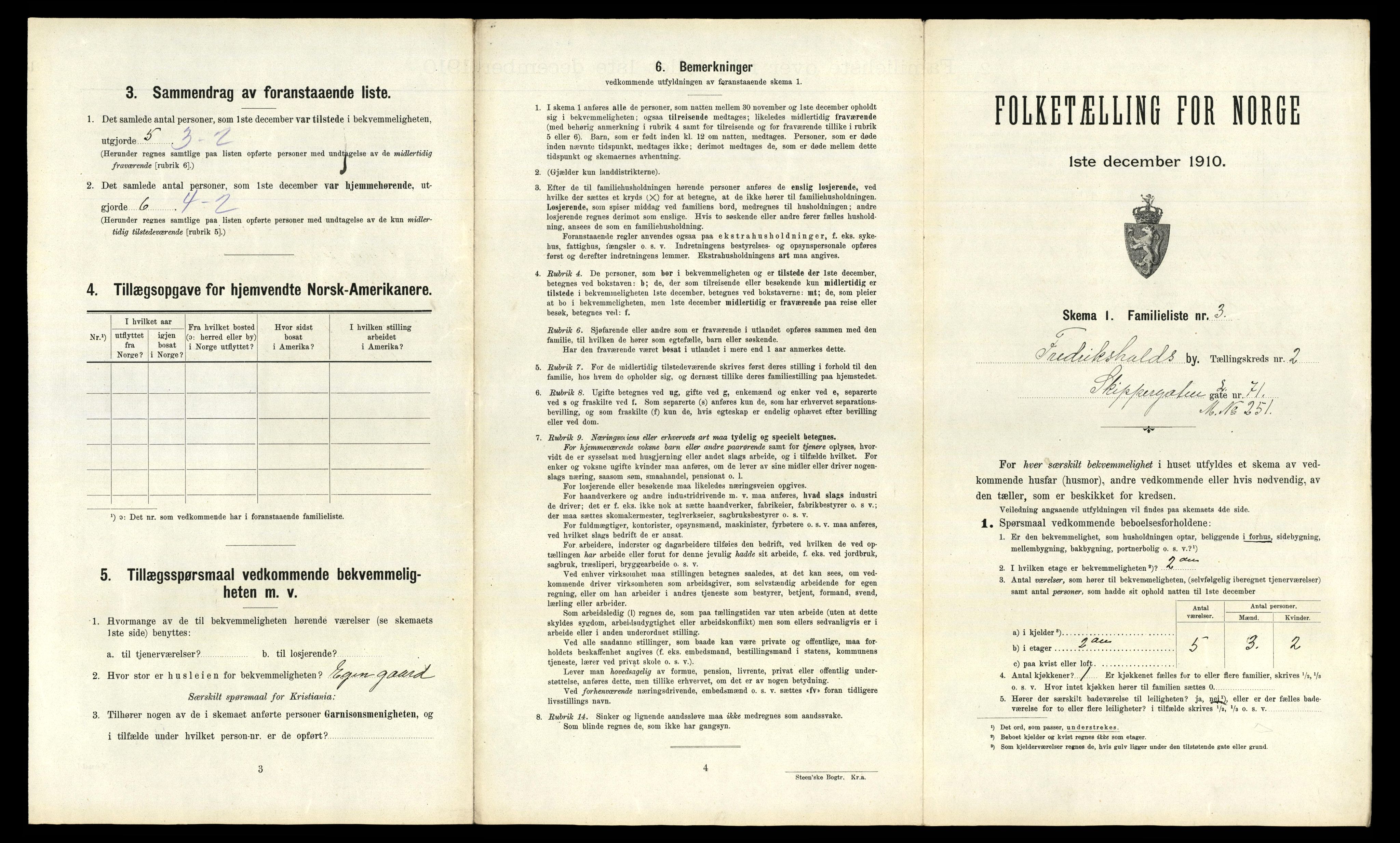 RA, 1910 census for Fredrikshald, 1910, p. 558