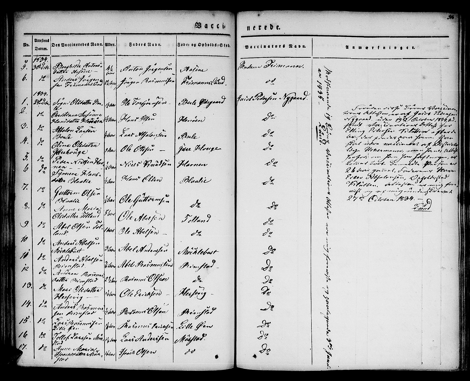 Davik sokneprestembete, AV/SAB-A-79701/H/Haa/Haaa/L0004: Parish register (official) no. A 4, 1830-1849, p. 316