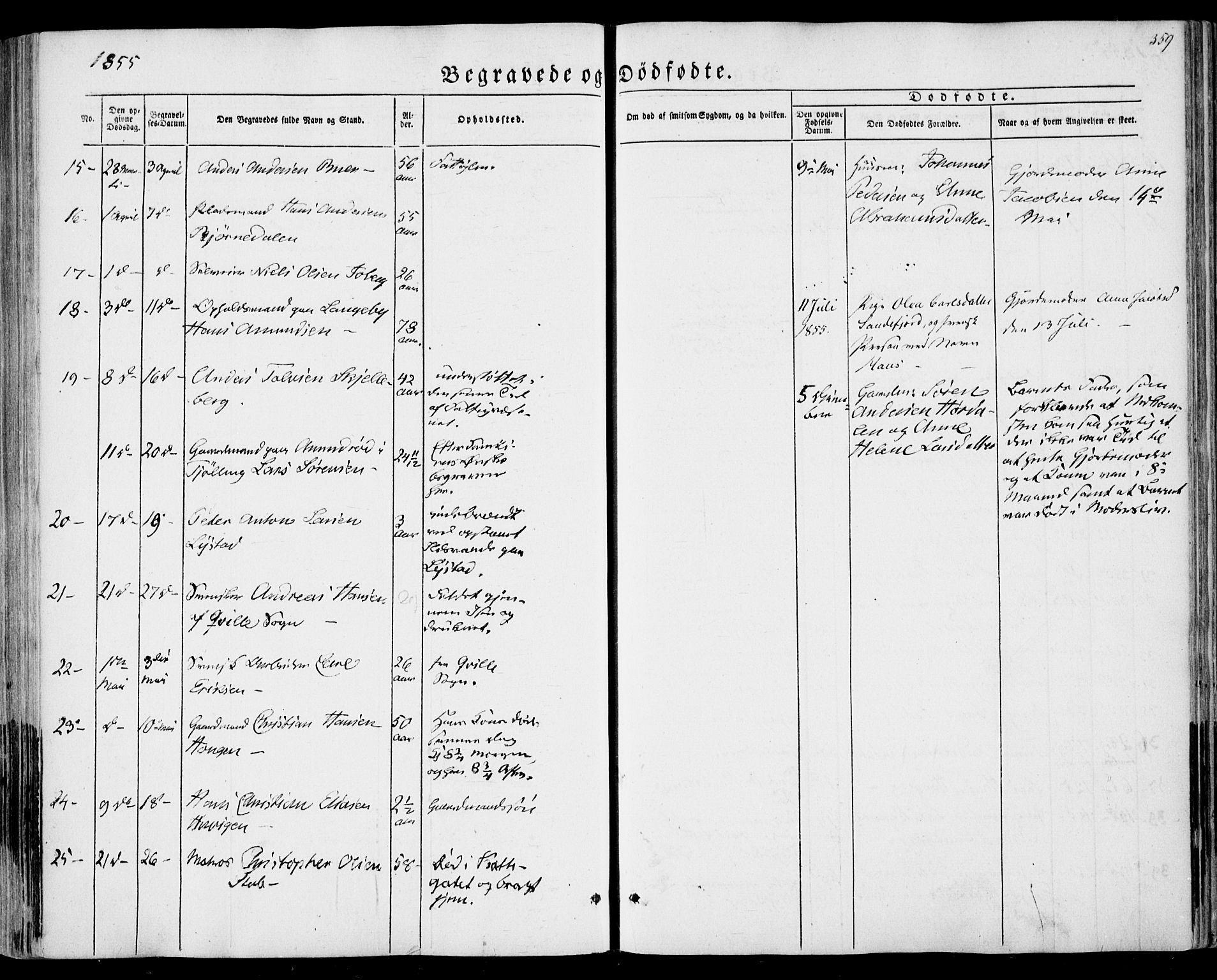 Sandar kirkebøker, SAKO/A-243/F/Fa/L0007: Parish register (official) no. 7, 1855-1861, p. 359