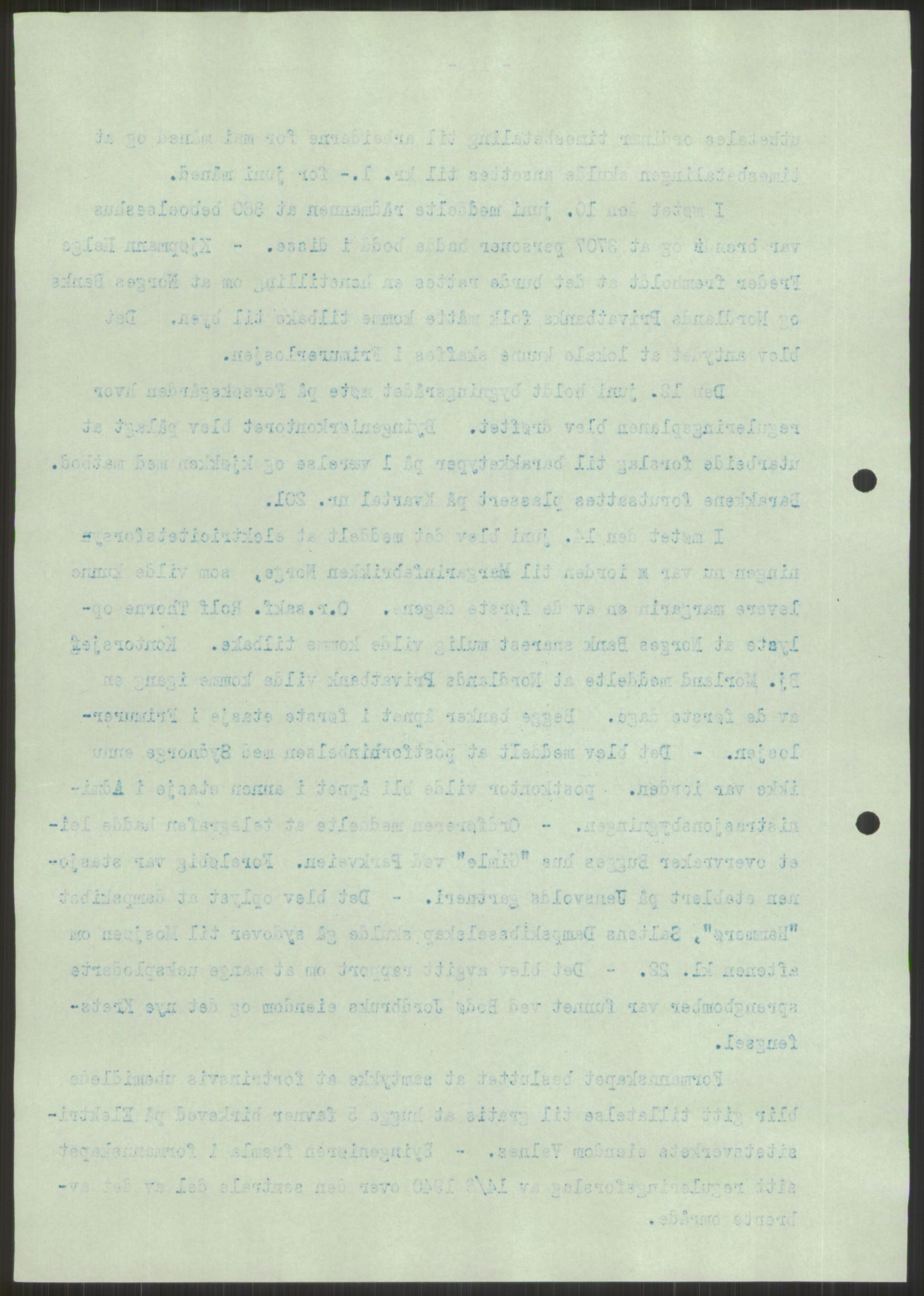 Forsvaret, Forsvarets krigshistoriske avdeling, AV/RA-RAFA-2017/Y/Ya/L0017: II-C-11-31 - Fylkesmenn.  Rapporter om krigsbegivenhetene 1940., 1940, p. 97