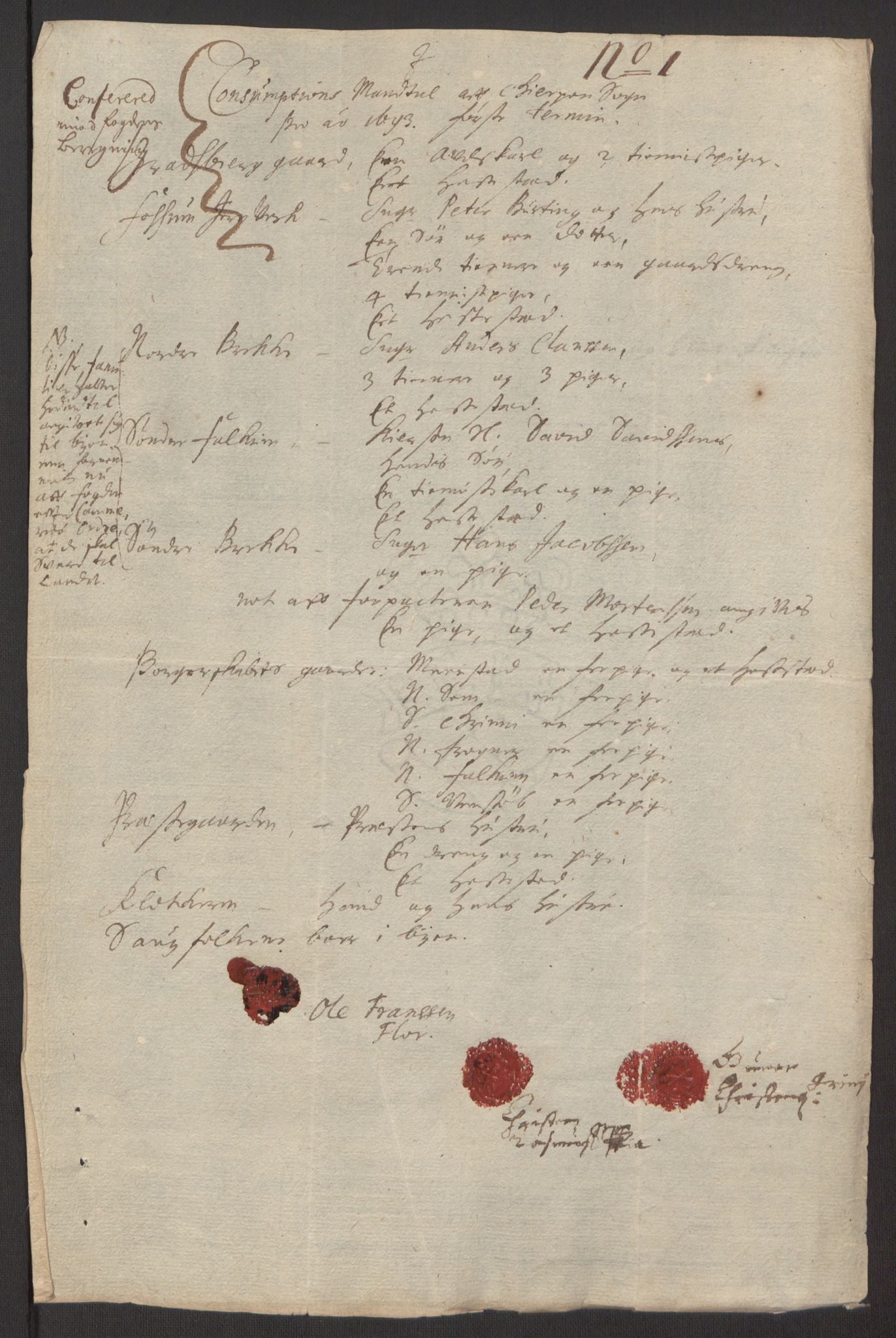 Rentekammeret inntil 1814, Reviderte regnskaper, Fogderegnskap, AV/RA-EA-4092/R34/L2052: Fogderegnskap Bamble, 1692-1693, p. 346