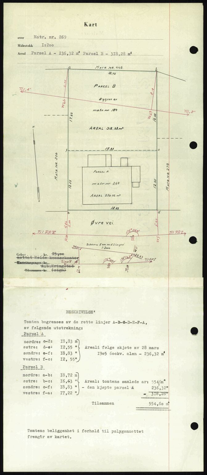 Romsdal sorenskriveri, AV/SAT-A-4149/1/2/2C: Mortgage book no. A34, 1950-1950, Diary no: : 2515/1950