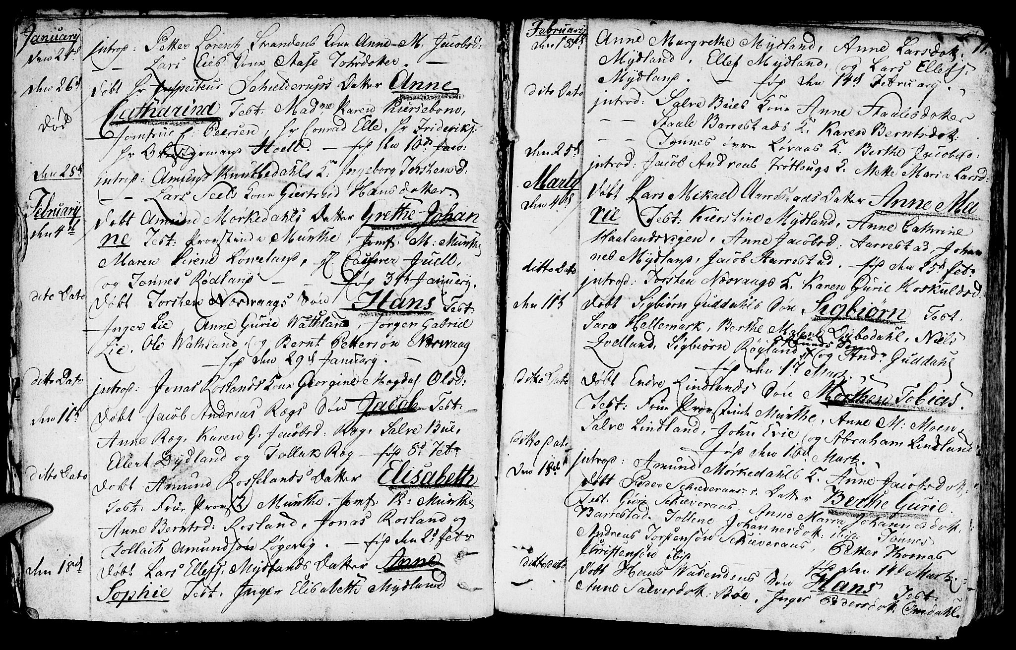 Sokndal sokneprestkontor, AV/SAST-A-101808: Parish register (official) no. A 5, 1806-1826, p. 11