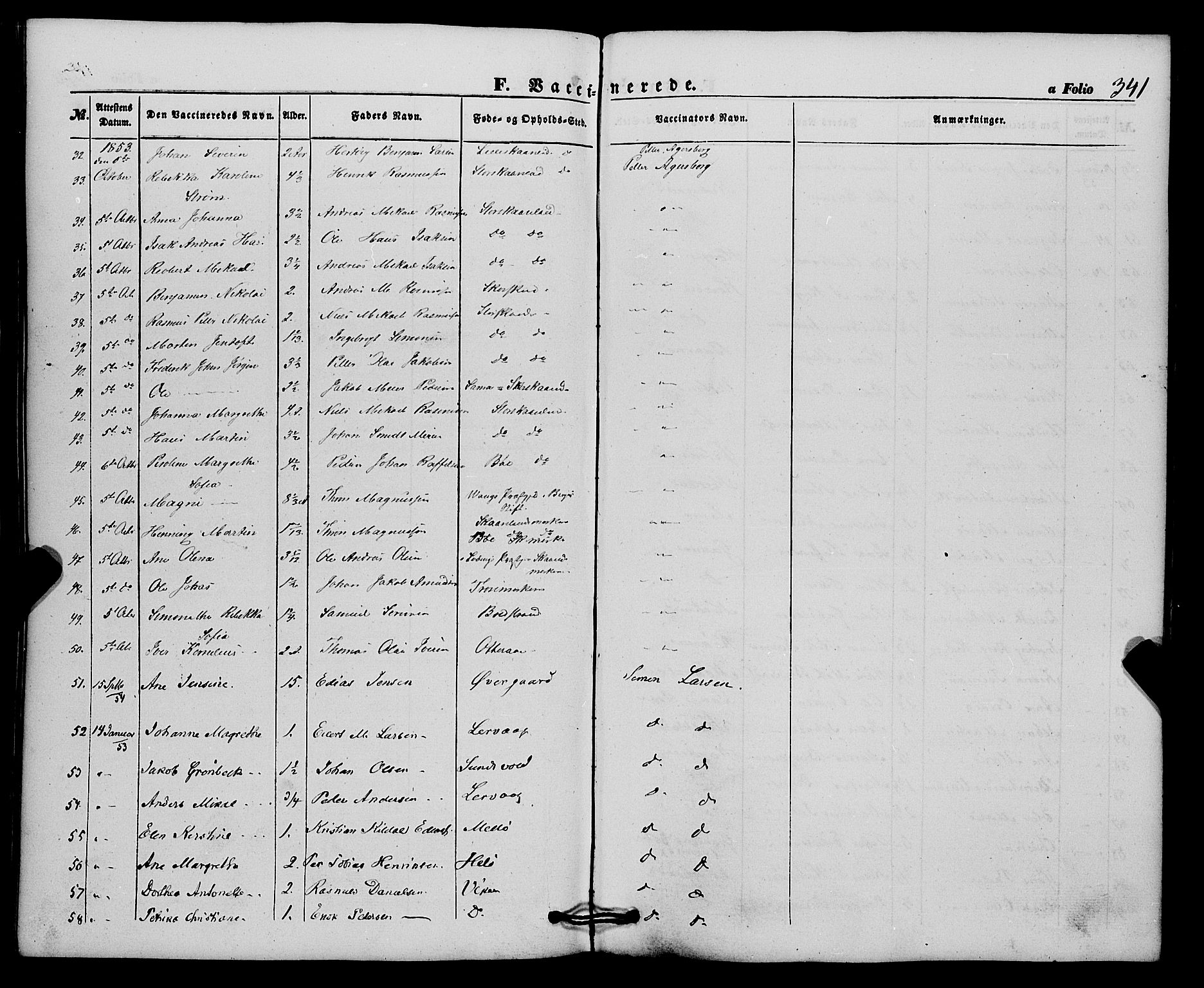 Trondenes sokneprestkontor, AV/SATØ-S-1319/H/Ha/L0011kirke: Parish register (official) no. 11, 1853-1862, p. 341