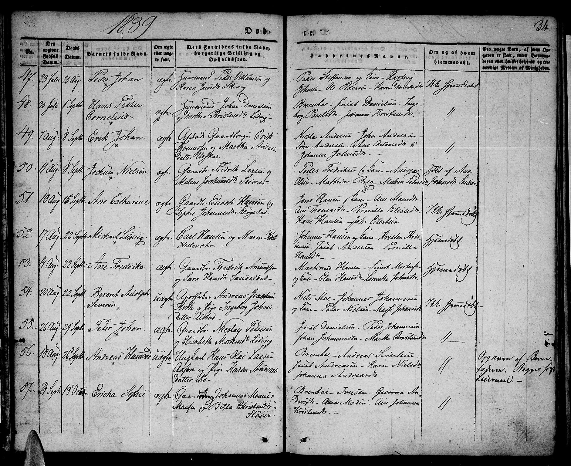 Ministerialprotokoller, klokkerbøker og fødselsregistre - Nordland, SAT/A-1459/801/L0006: Parish register (official) no. 801A06, 1834-1845, p. 34