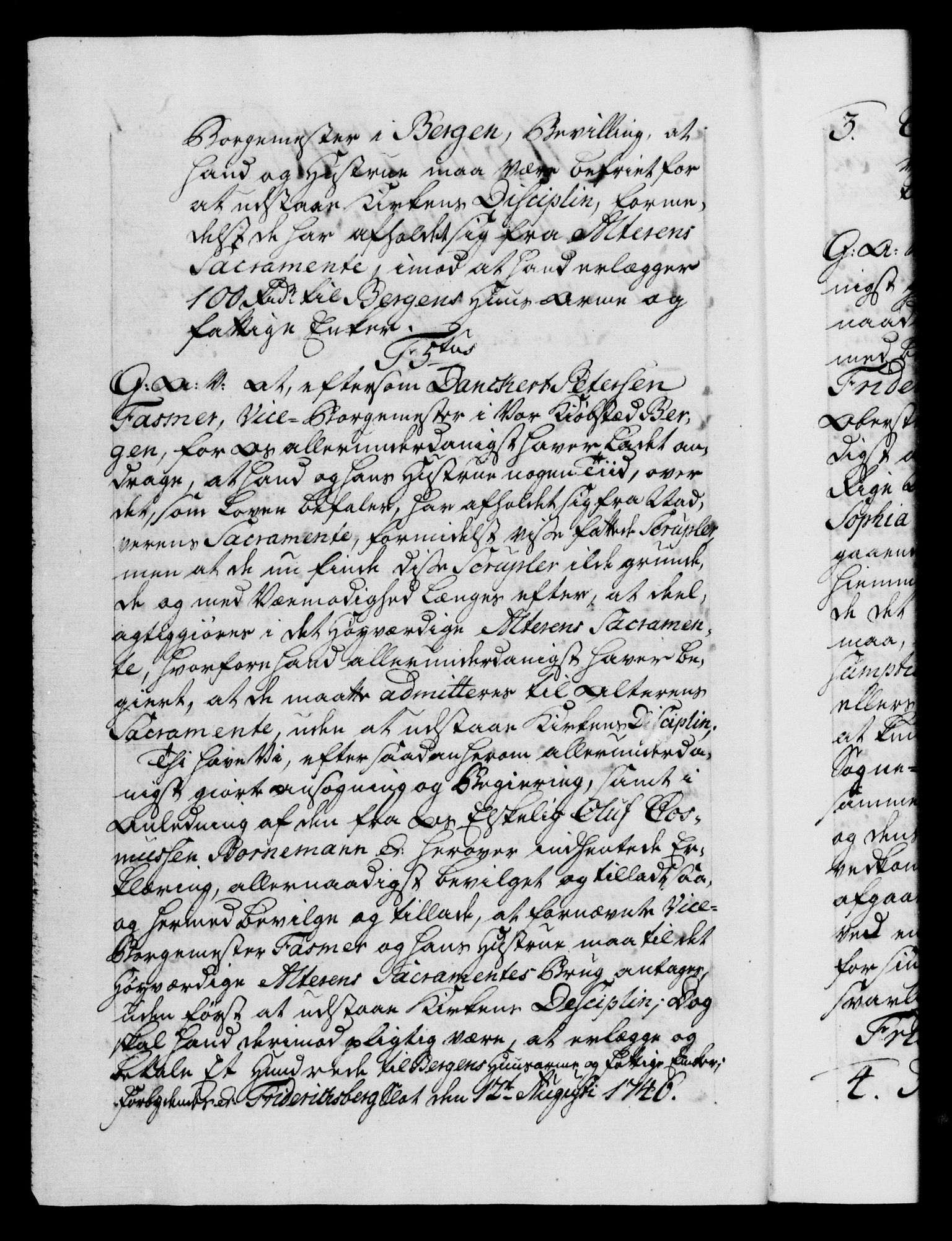 Danske Kanselli 1572-1799, AV/RA-EA-3023/F/Fc/Fca/Fcaa/L0035: Norske registre, 1746-1748, p. 1b