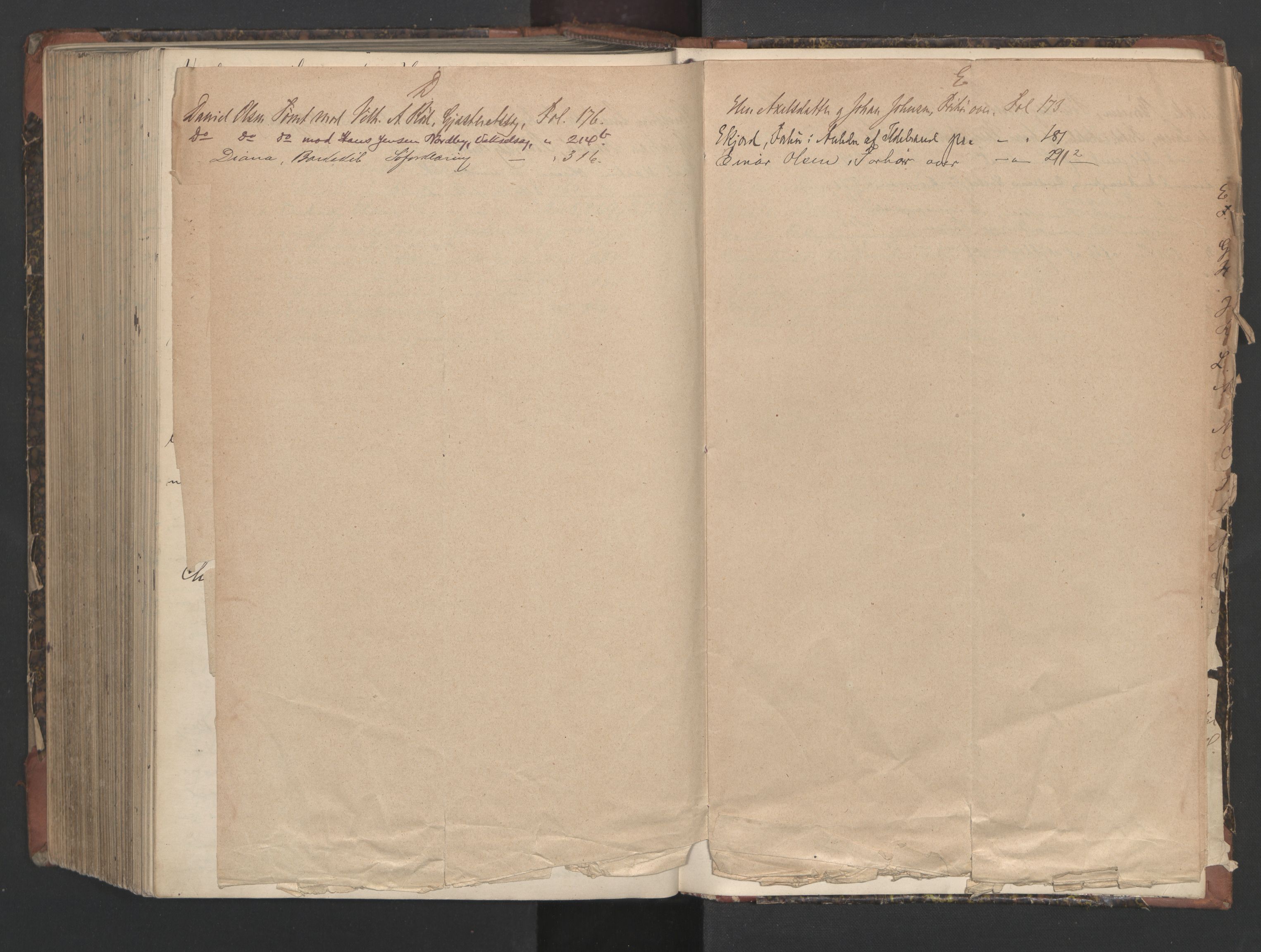 Follo sorenskriveri, AV/SAO-A-10274/F/Fc/Fca/L0014: Ekstrarettsprotokoll, 1884-1899