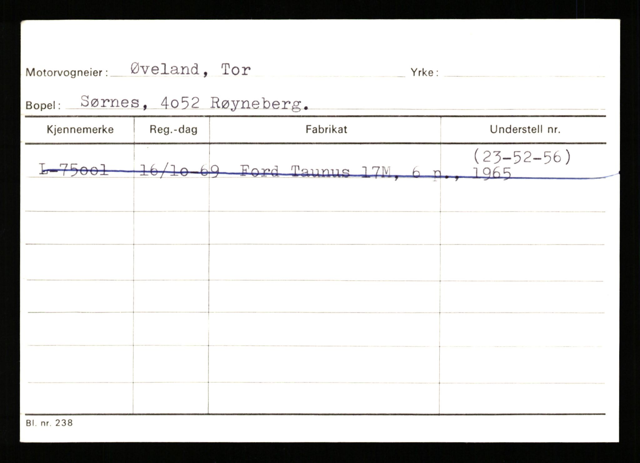 Stavanger trafikkstasjon, AV/SAST-A-101942/0/H/L0044: Øksna - Åmo, 1930-1971, p. 1429